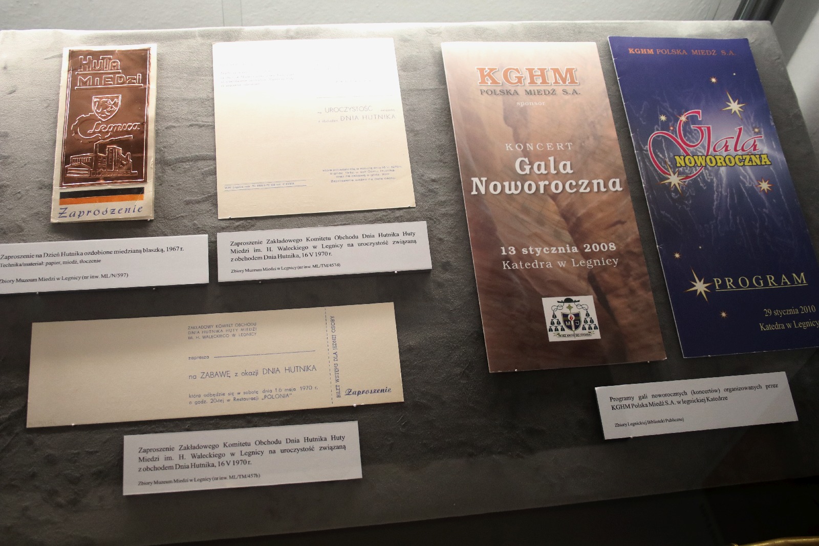 Siedem dekad Huty Miedzi „Legnica” wystawa Muzeum Miedzi
