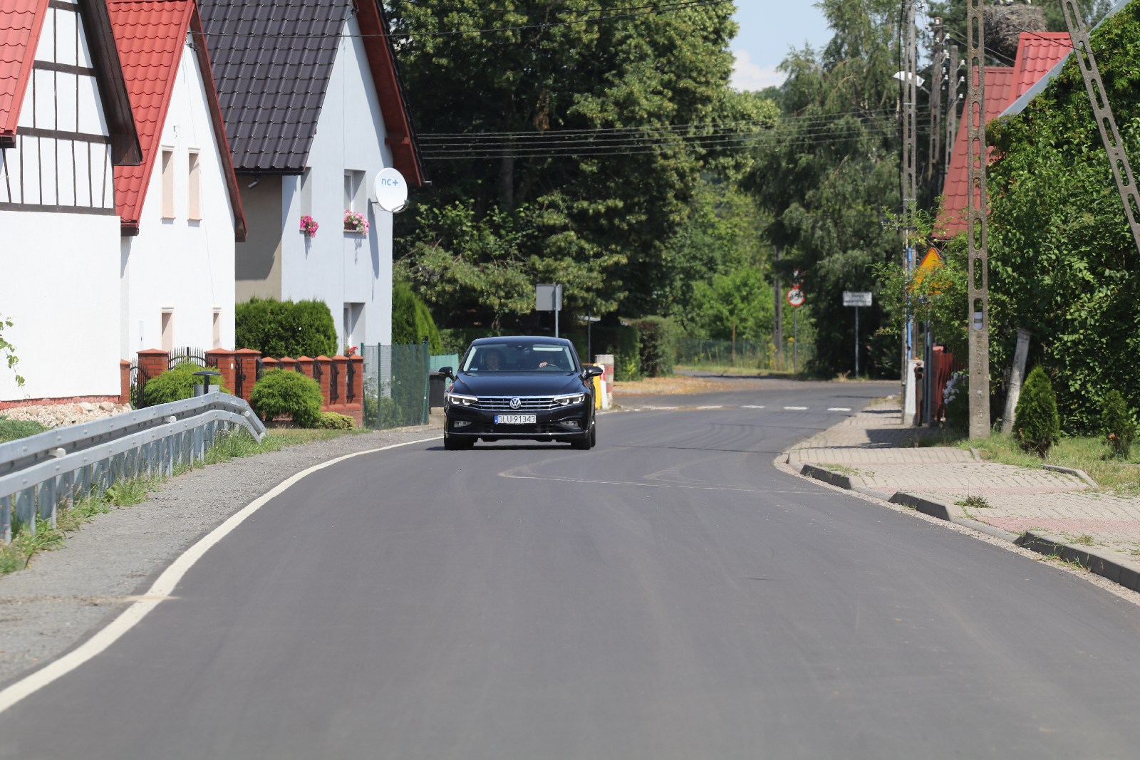 Otwarcie odcinka drogi powiatowej w Szczytnikach nad Kaczawą