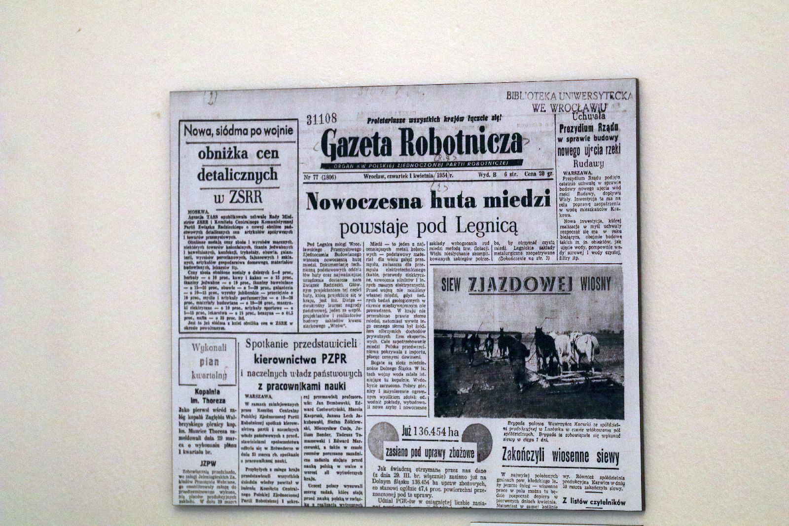 Siedem dekad Huty Miedzi „Legnica” wystawa Muzeum Miedzi