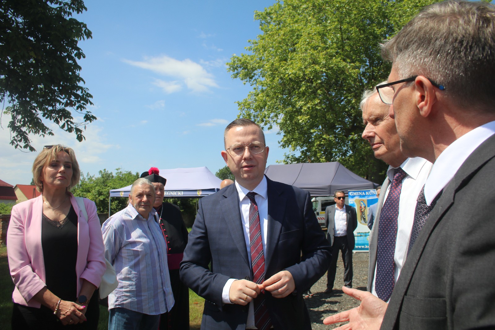 Otwarcie odcinka drogi powiatowej w Szczytnikach nad Kaczawą