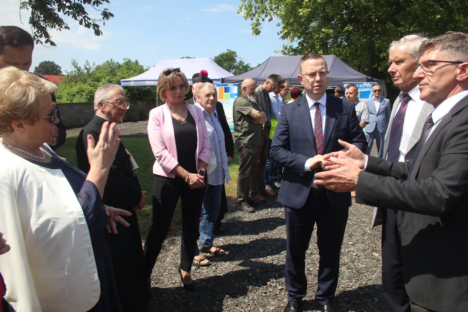 Otwarcie odcinka drogi powiatowej w Szczytnikach nad Kaczawą