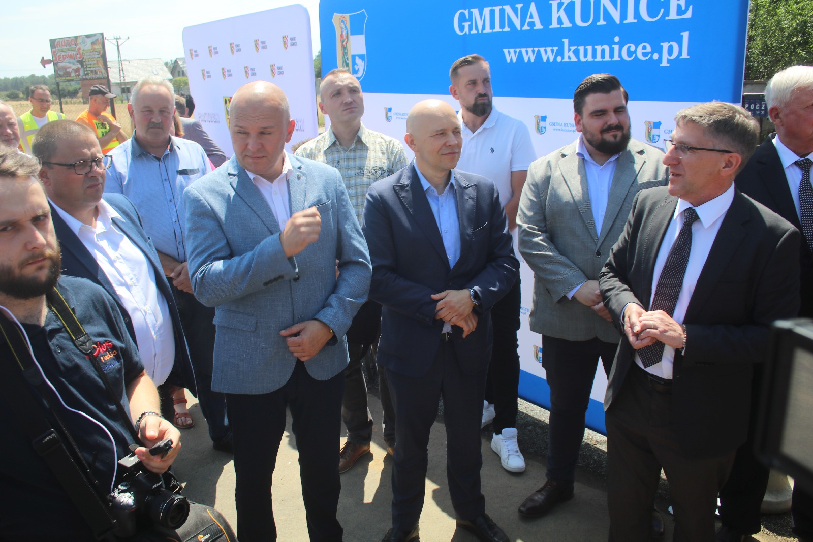 Otwarcie odcinka drogi powiatowej w Szczytnikach nad Kaczawą