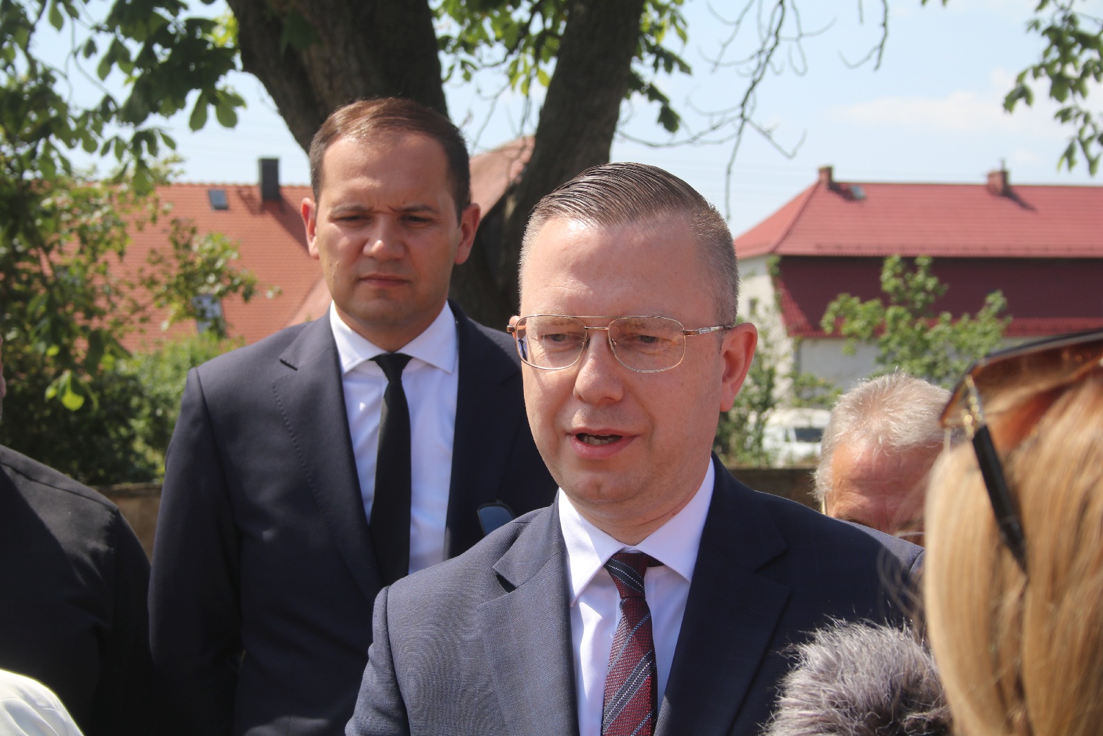 Otwarcie odcinka drogi powiatowej w Szczytnikach nad Kaczawą
