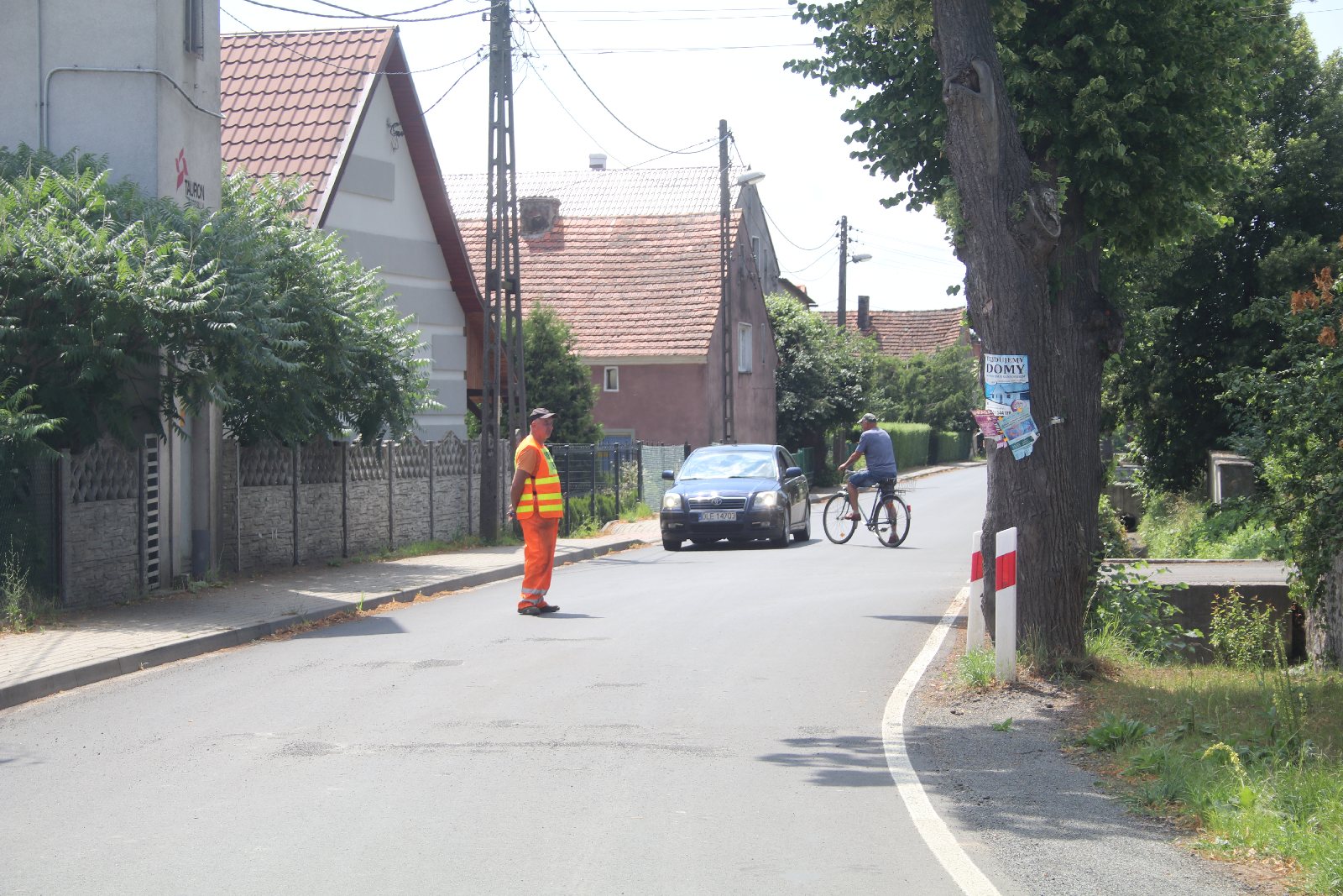 Otwarcie odcinka drogi powiatowej w Szczytnikach nad Kaczawą