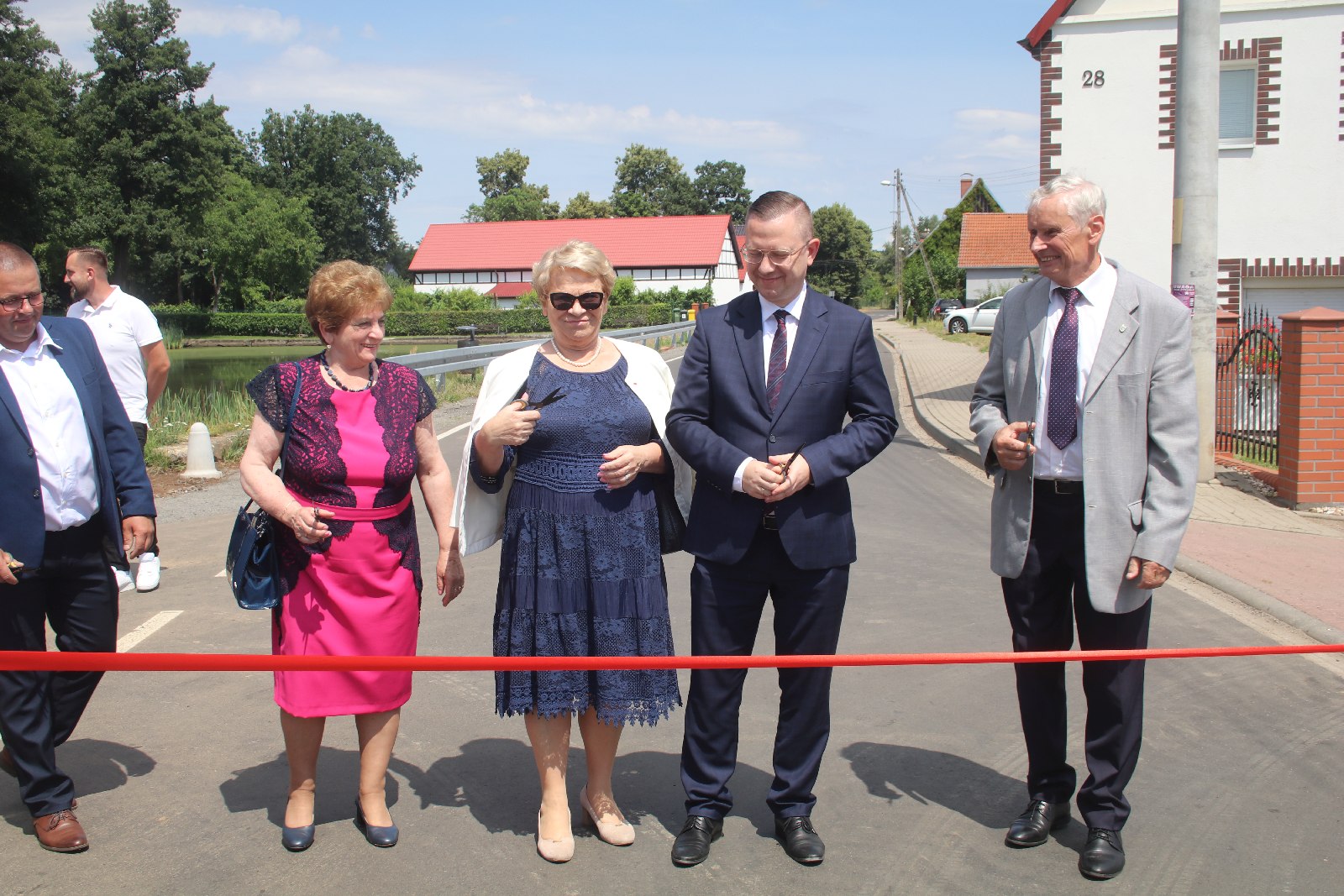 Otwarcie odcinka drogi powiatowej w Szczytnikach nad Kaczawą