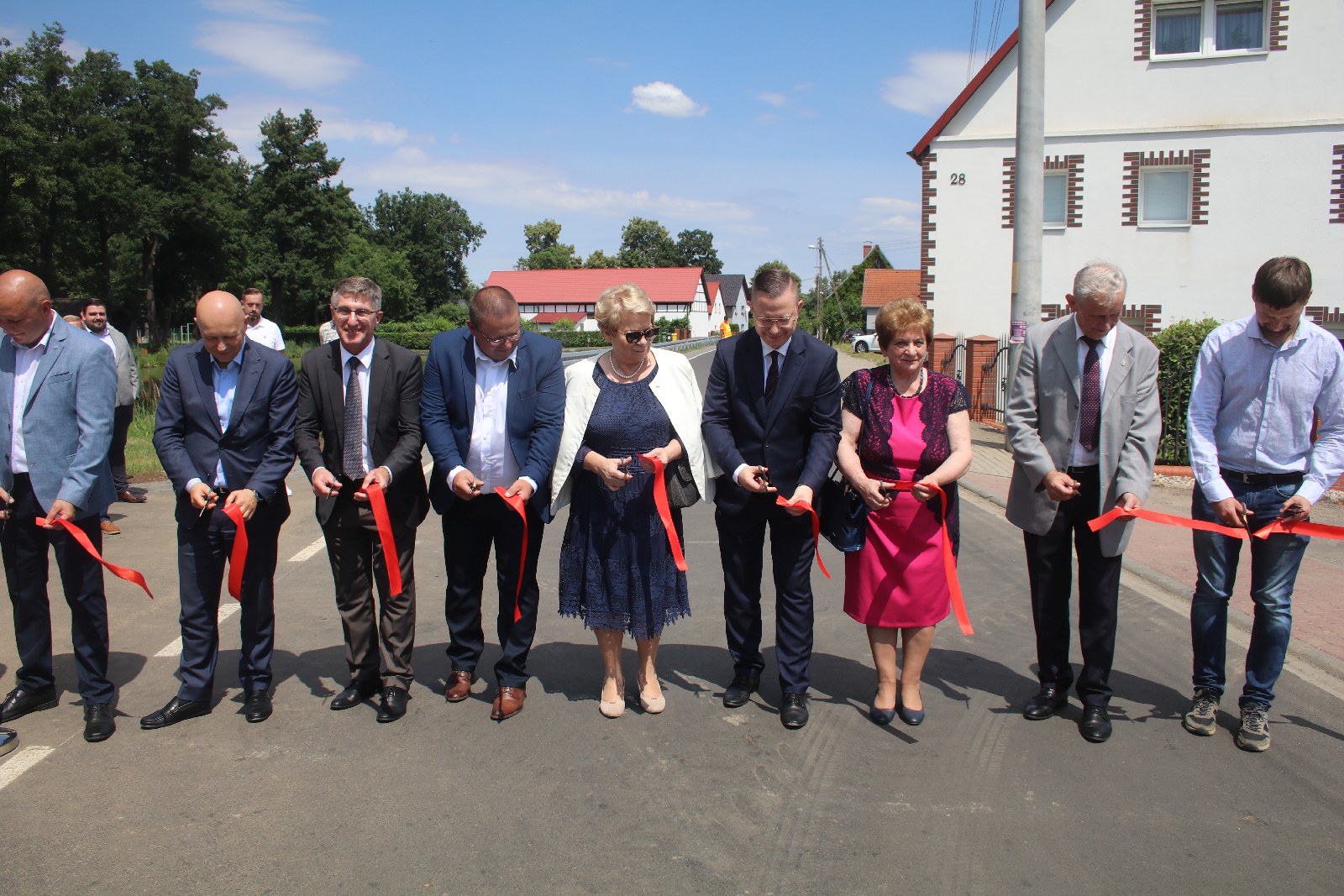 Otwarcie odcinka drogi powiatowej w Szczytnikach nad Kaczawą