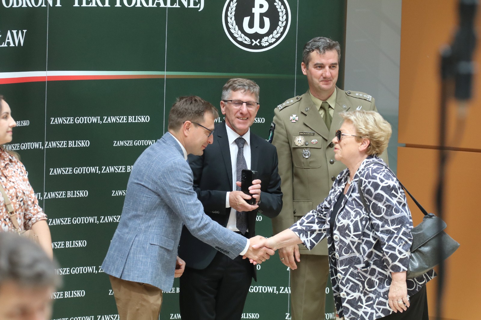 Minister Obrony Narodowej i Marszałek Sejmu RP w Legnicy