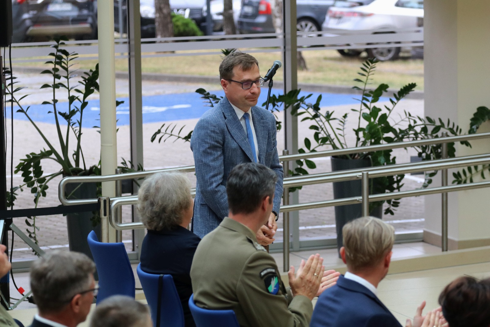 Minister Obrony Narodowej i Marszałek Sejmu RP w Legnicy