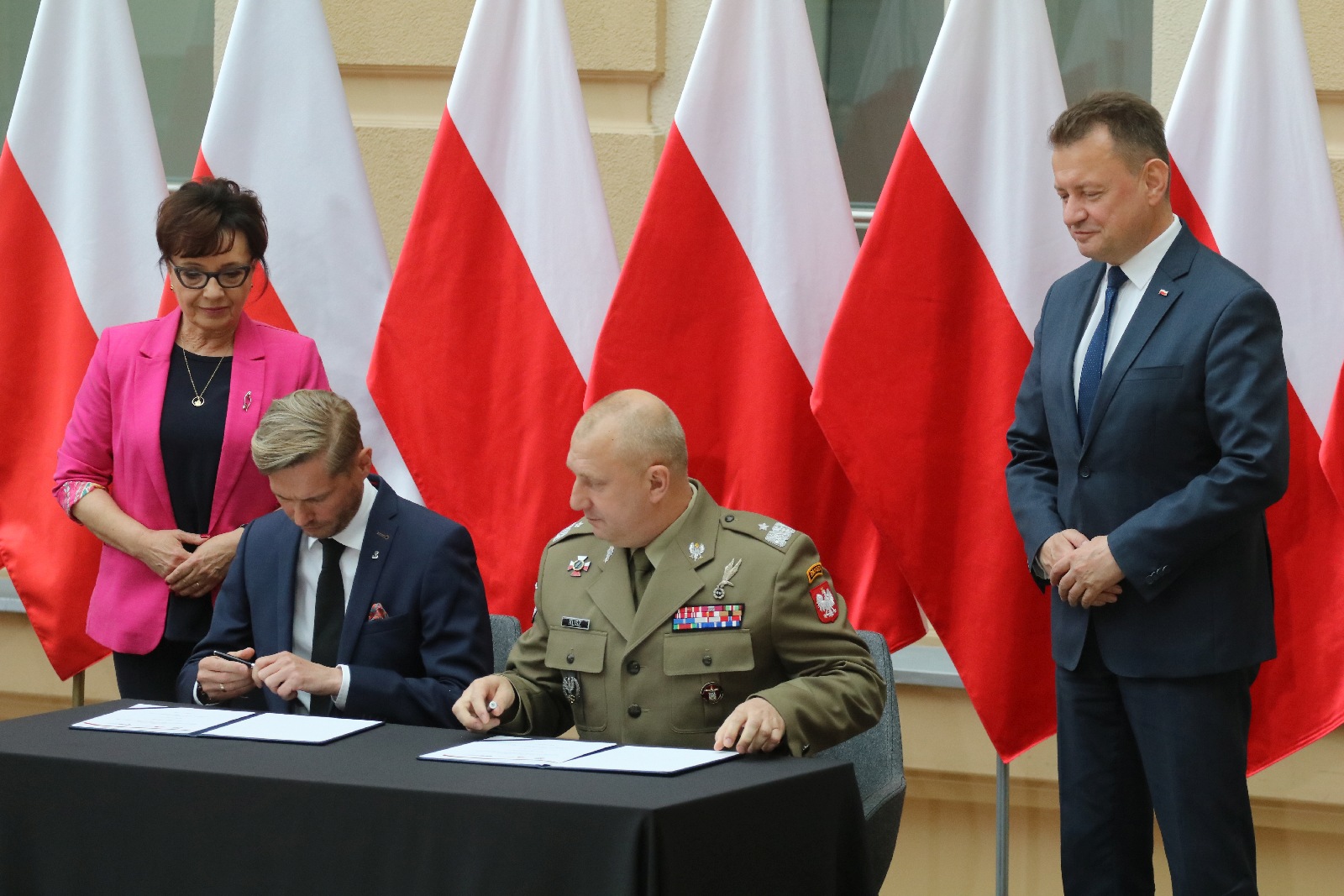 Minister Obrony Narodowej i Marszałek Sejmu RP w Legnicy