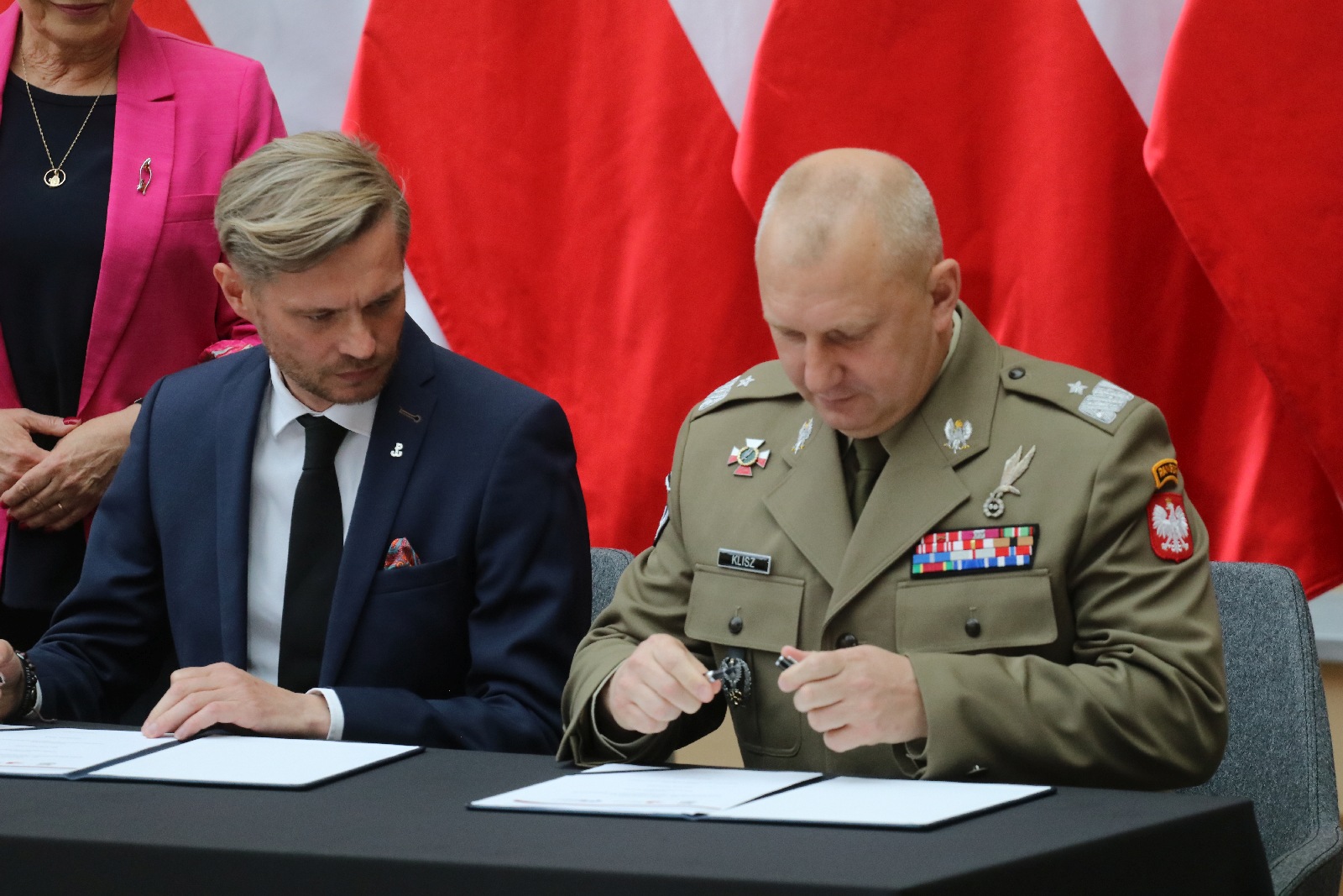 Minister Obrony Narodowej i Marszałek Sejmu RP w Legnicy