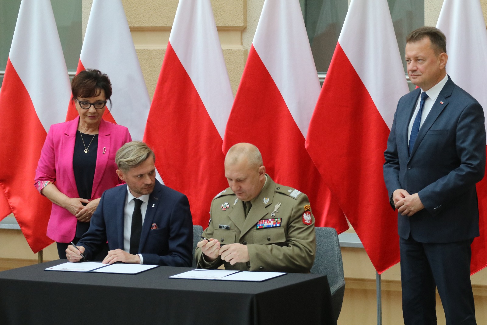 Minister Obrony Narodowej i Marszałek Sejmu RP w Legnicy