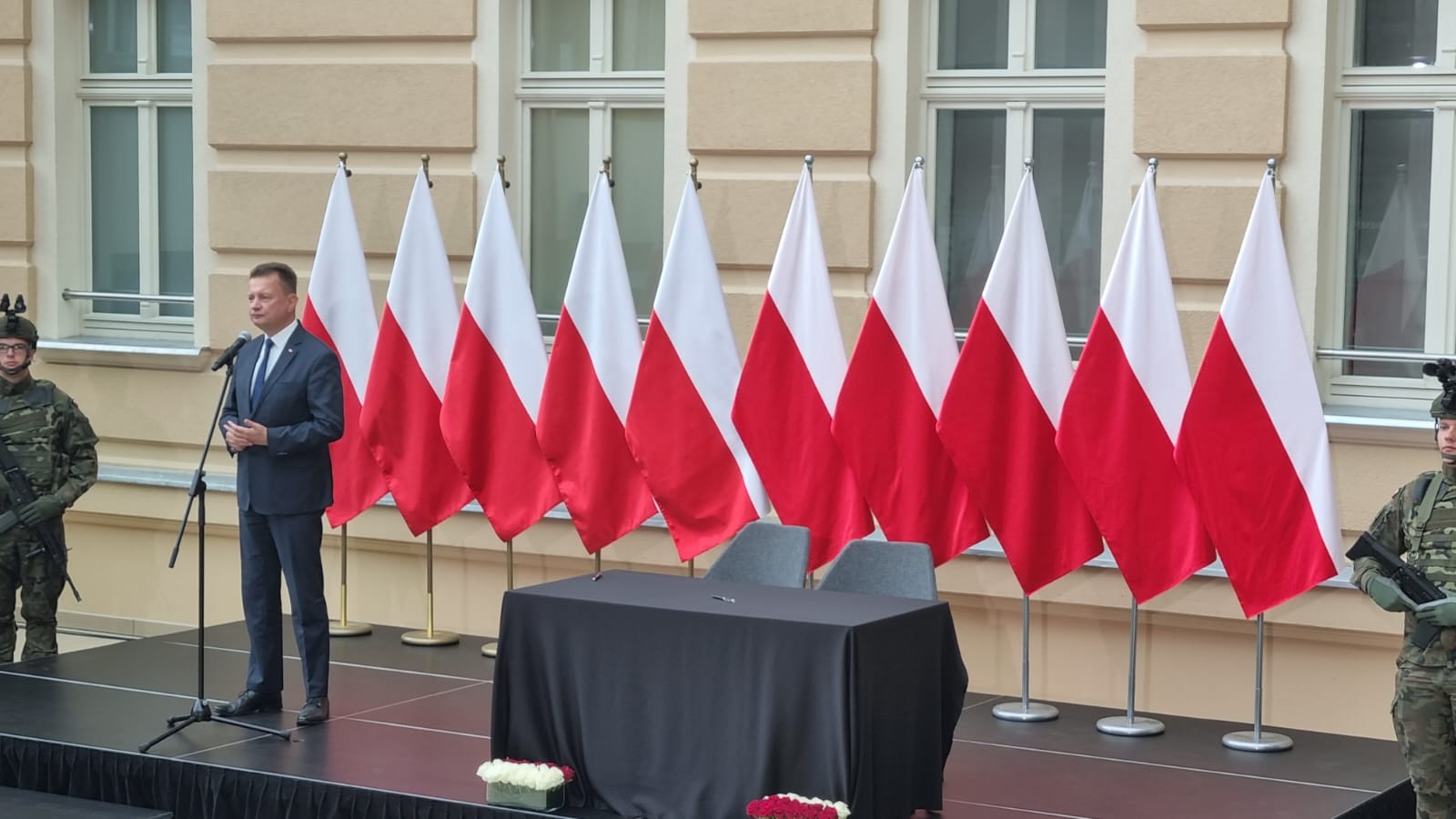 Minister Obrony Narodowej i Marszałek Sejmu RP w Legnicy