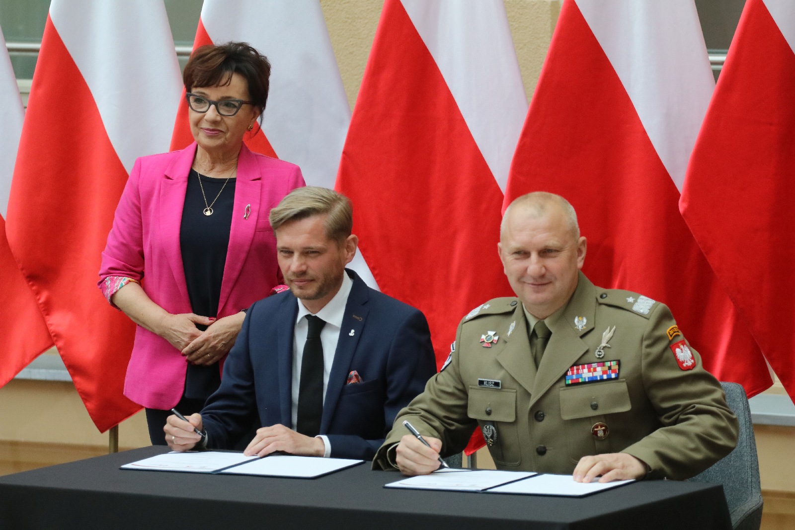 Minister Obrony Narodowej i Marszałek Sejmu RP w Legnicy