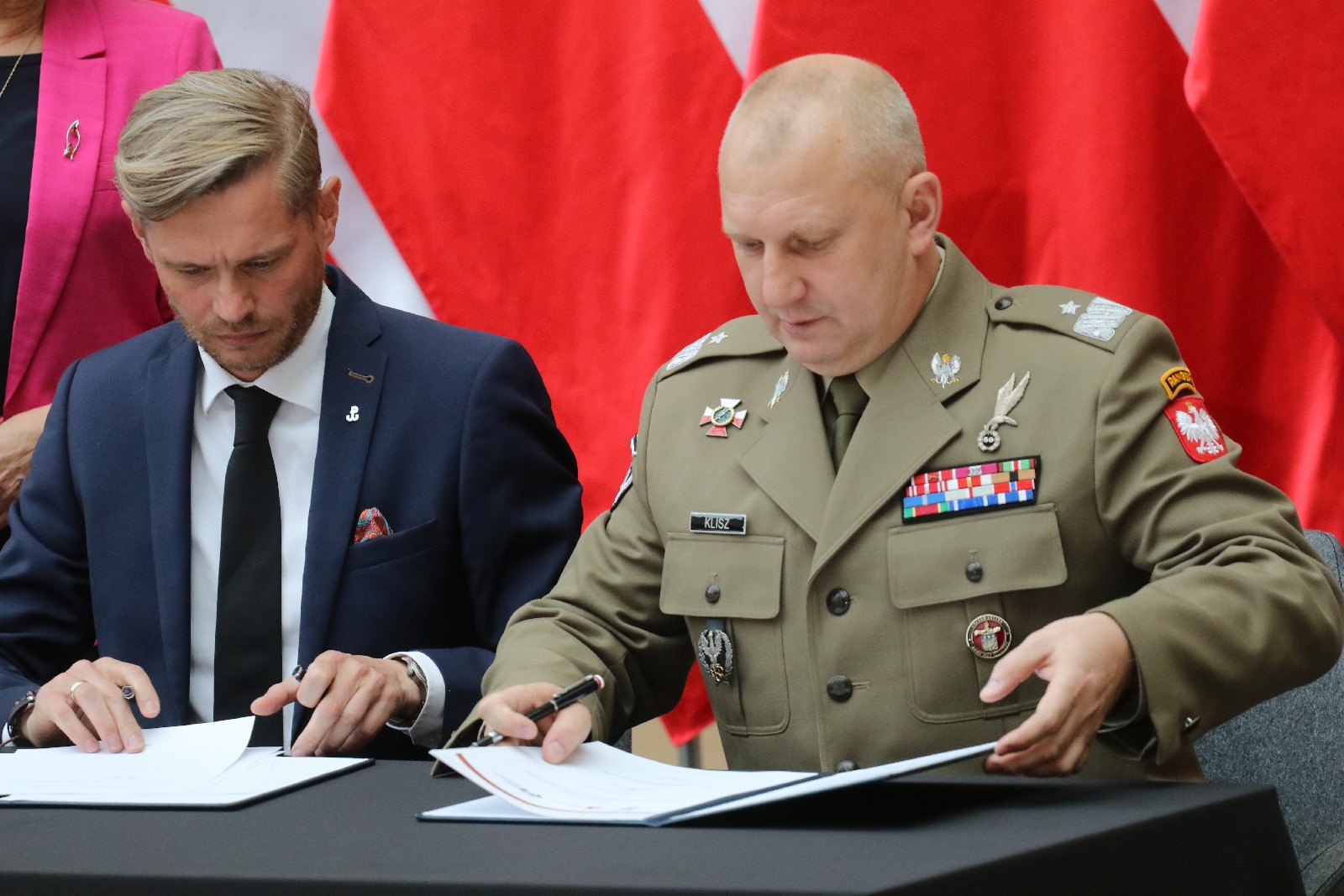 Minister Obrony Narodowej i Marszałek Sejmu RP w Legnicy