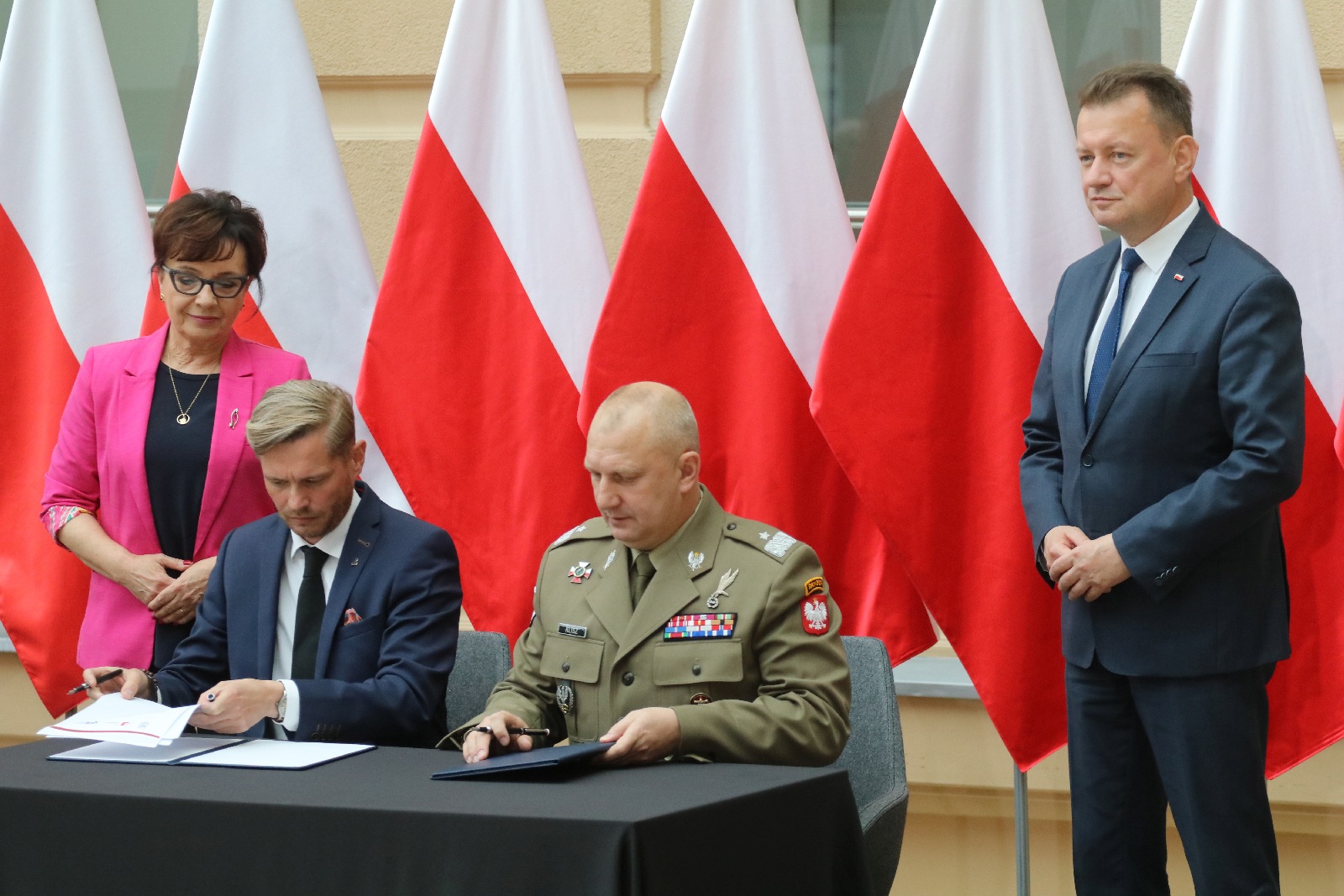 Minister Obrony Narodowej i Marszałek Sejmu RP w Legnicy