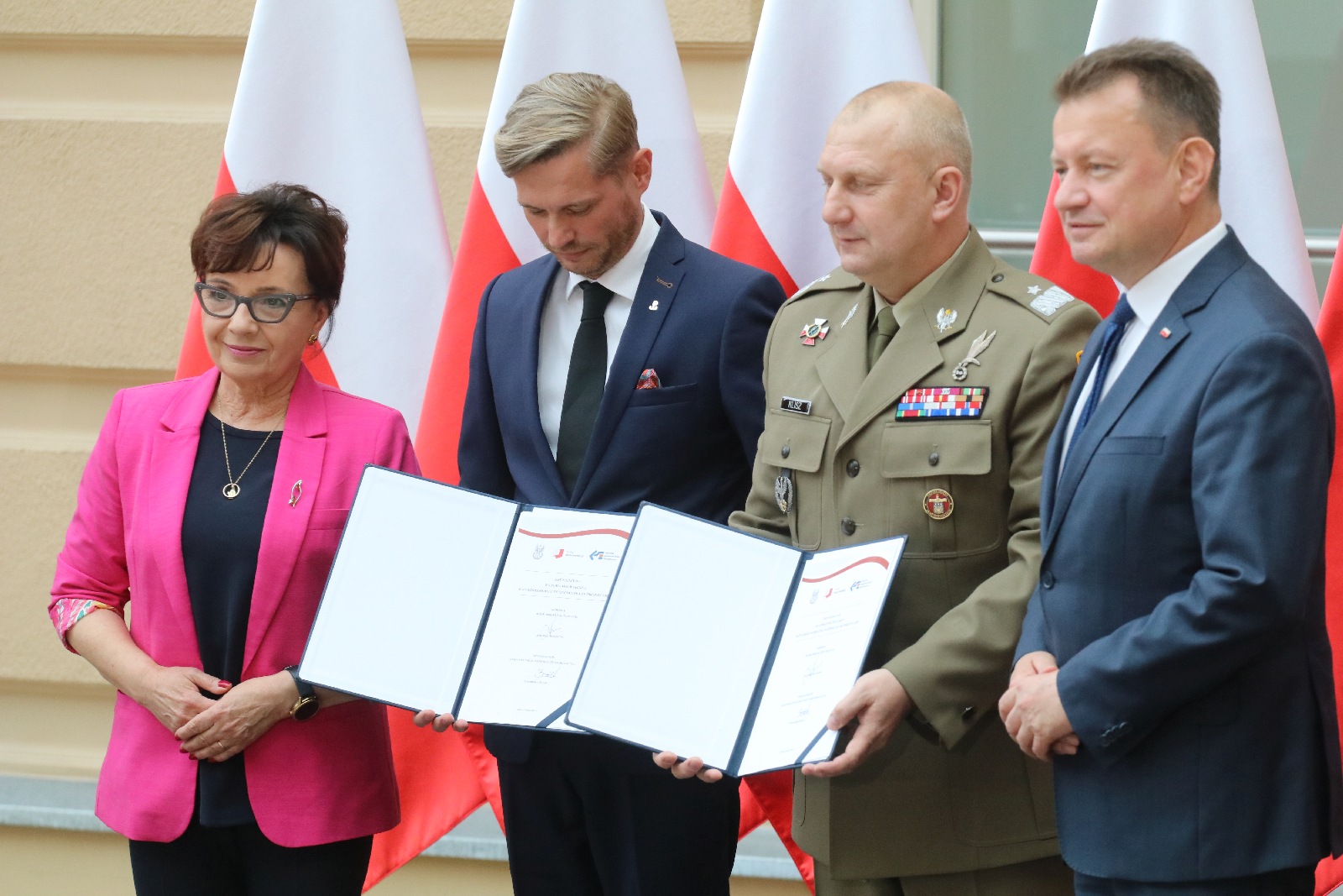 Minister Obrony Narodowej i Marszałek Sejmu RP w Legnicy