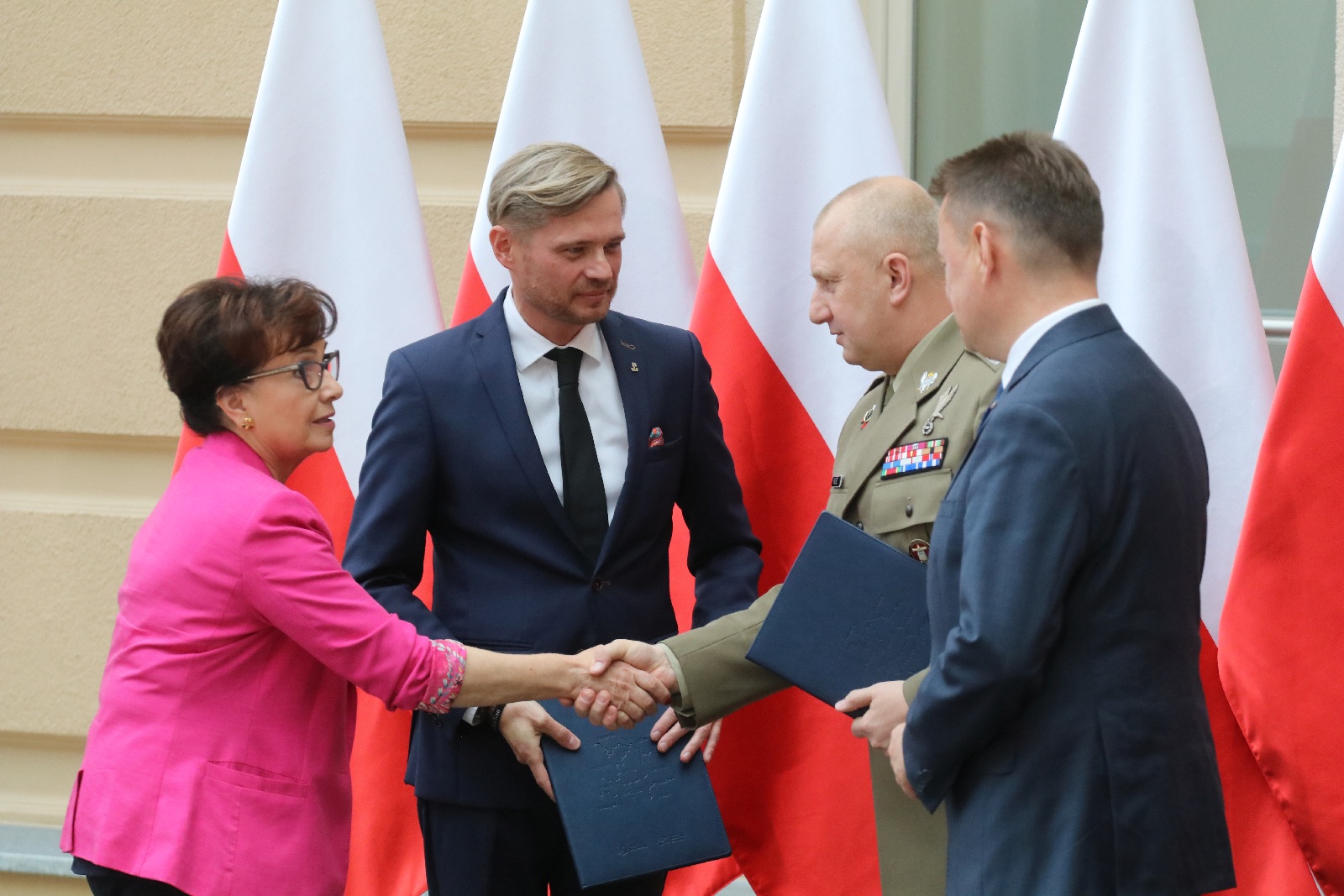 Minister Obrony Narodowej i Marszałek Sejmu RP w Legnicy