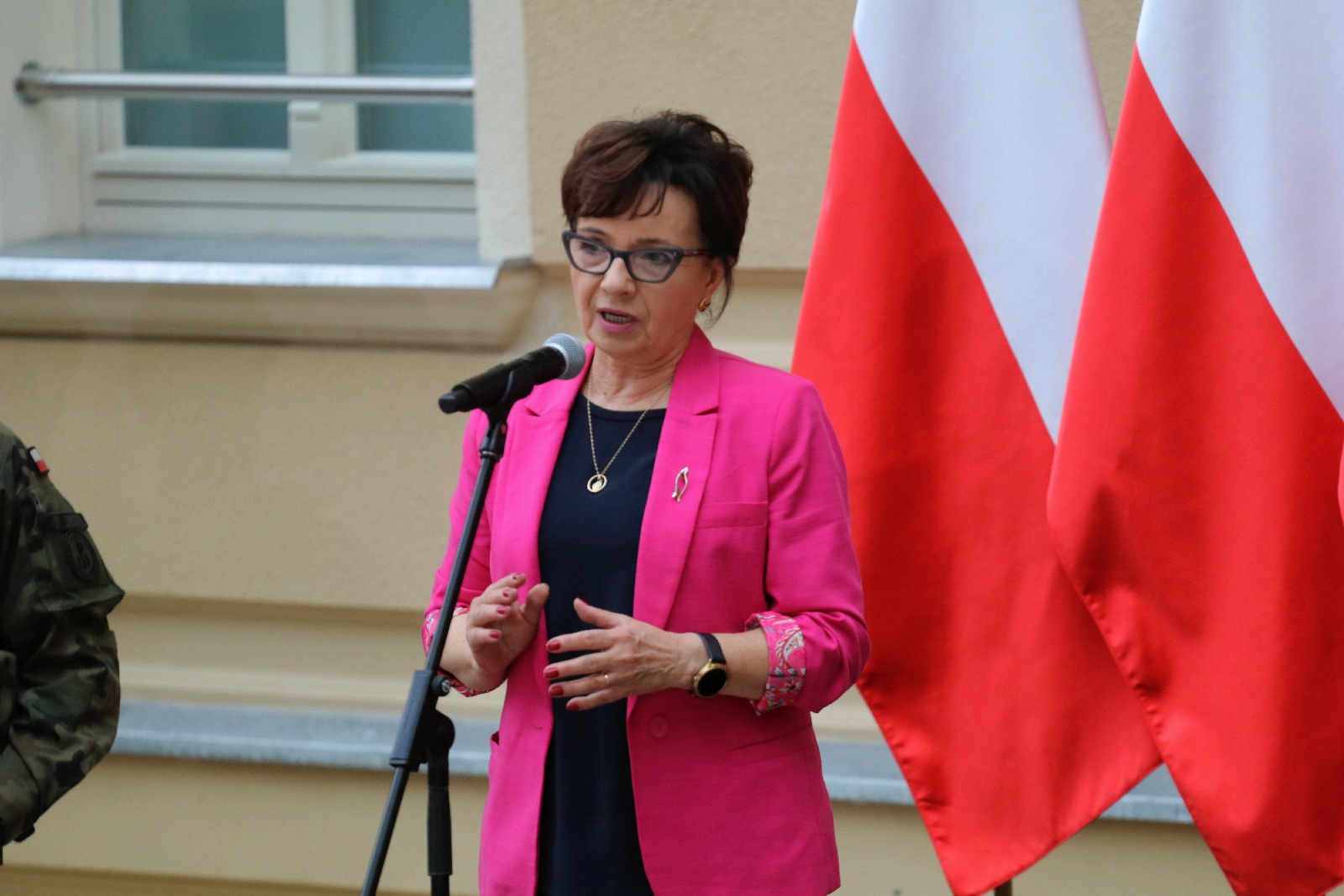 Minister Obrony Narodowej i Marszałek Sejmu RP w Legnicy