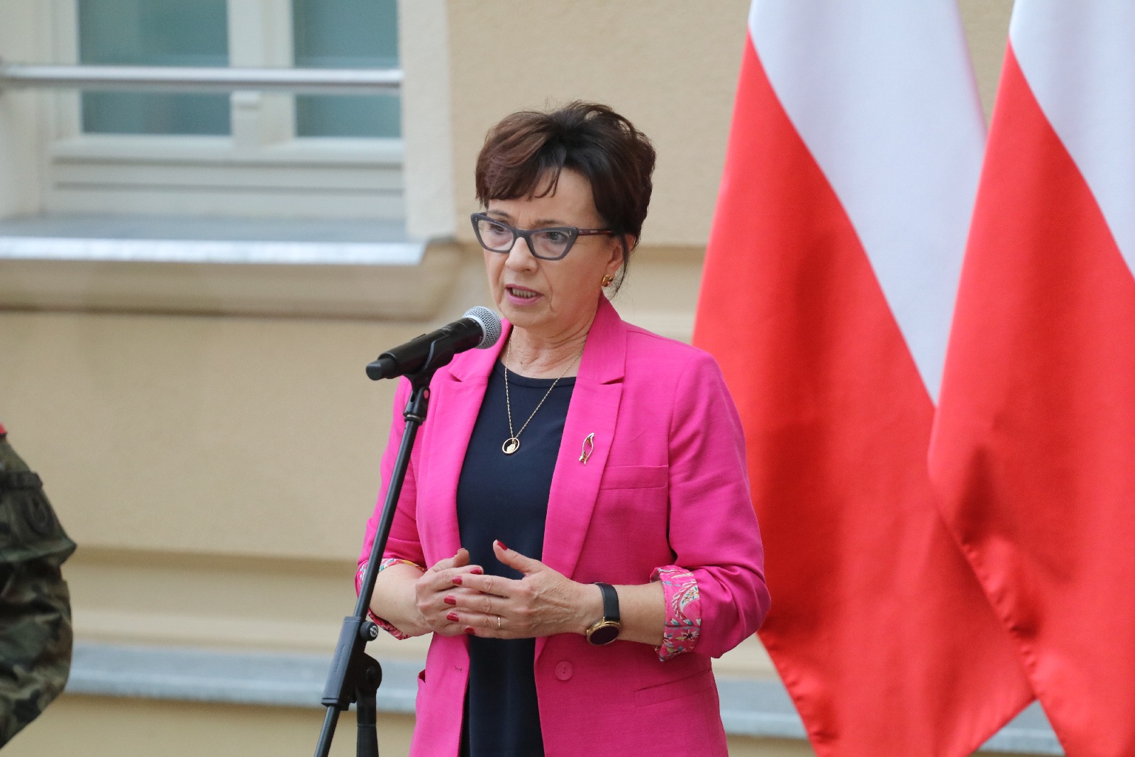 Minister Obrony Narodowej i Marszałek Sejmu RP w Legnicy