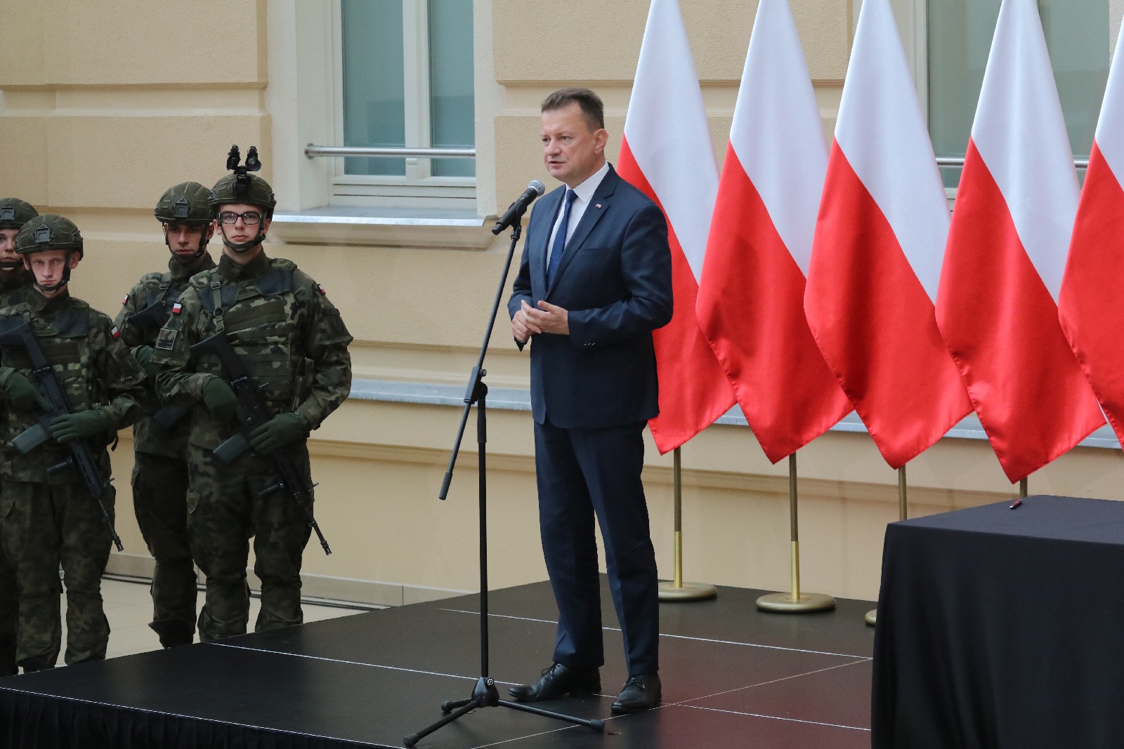 Minister Obrony Narodowej i Marszałek Sejmu RP w Legnicy