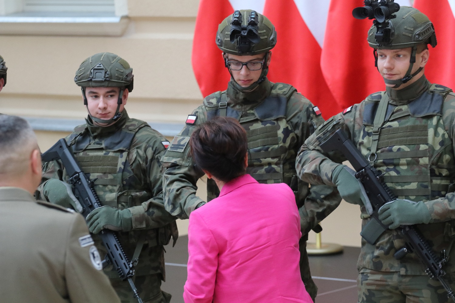 Minister Obrony Narodowej i Marszałek Sejmu RP w Legnicy