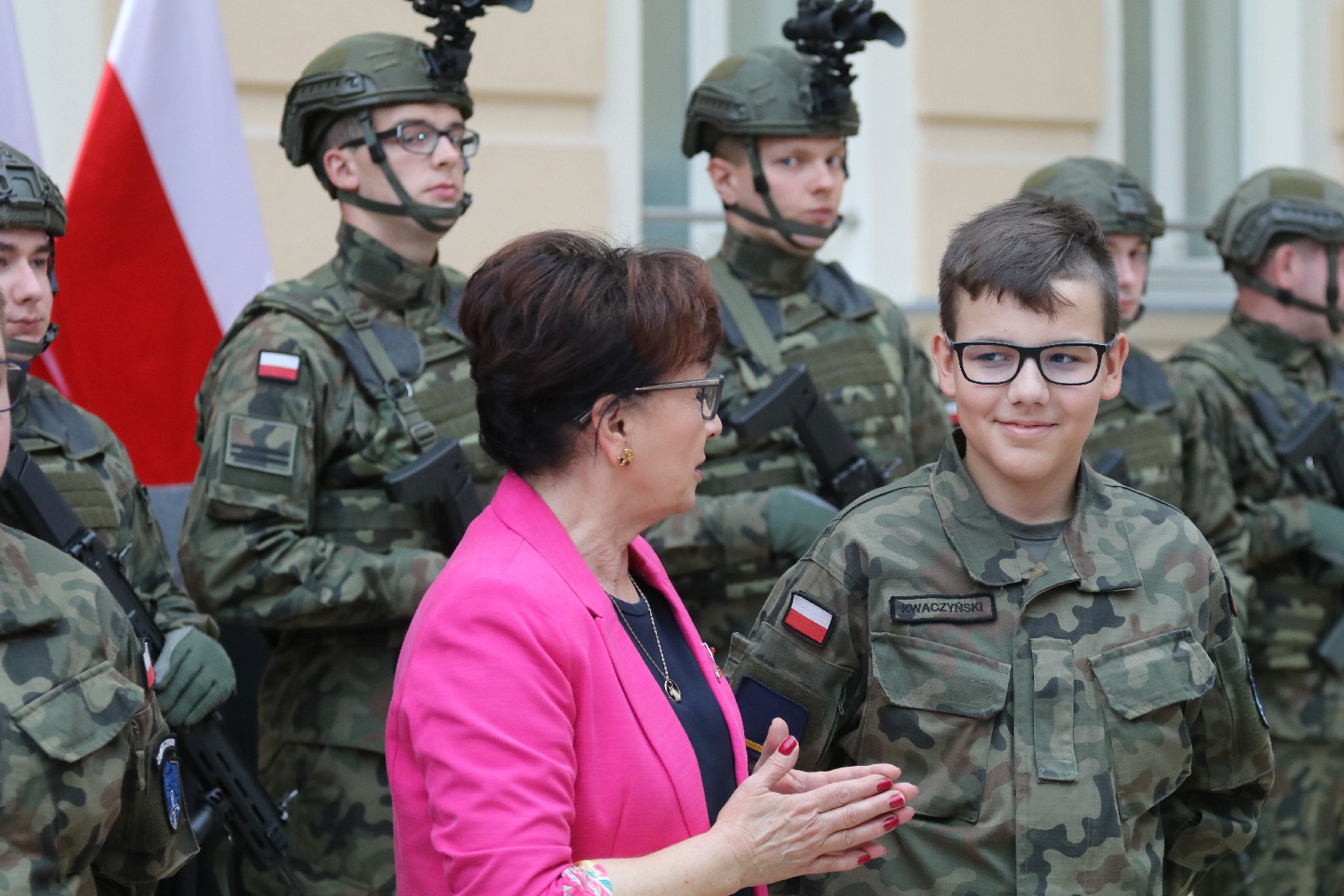 Minister Obrony Narodowej i Marszałek Sejmu RP w Legnicy