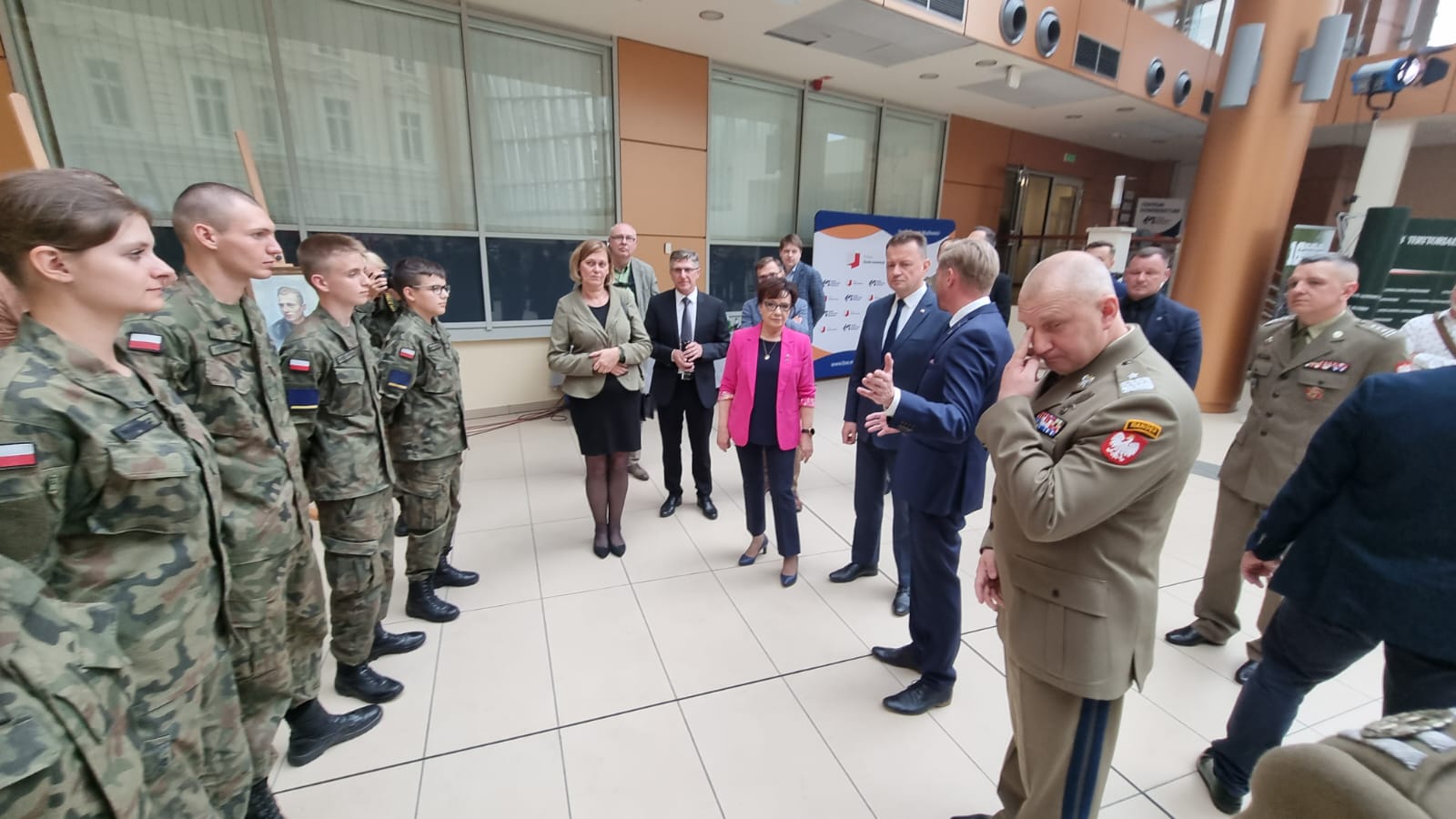 Minister Obrony Narodowej i Marszałek Sejmu RP w Legnicy
