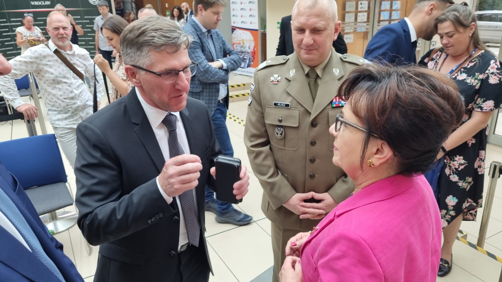 Minister Obrony Narodowej i Marszałek Sejmu RP w Legnicy