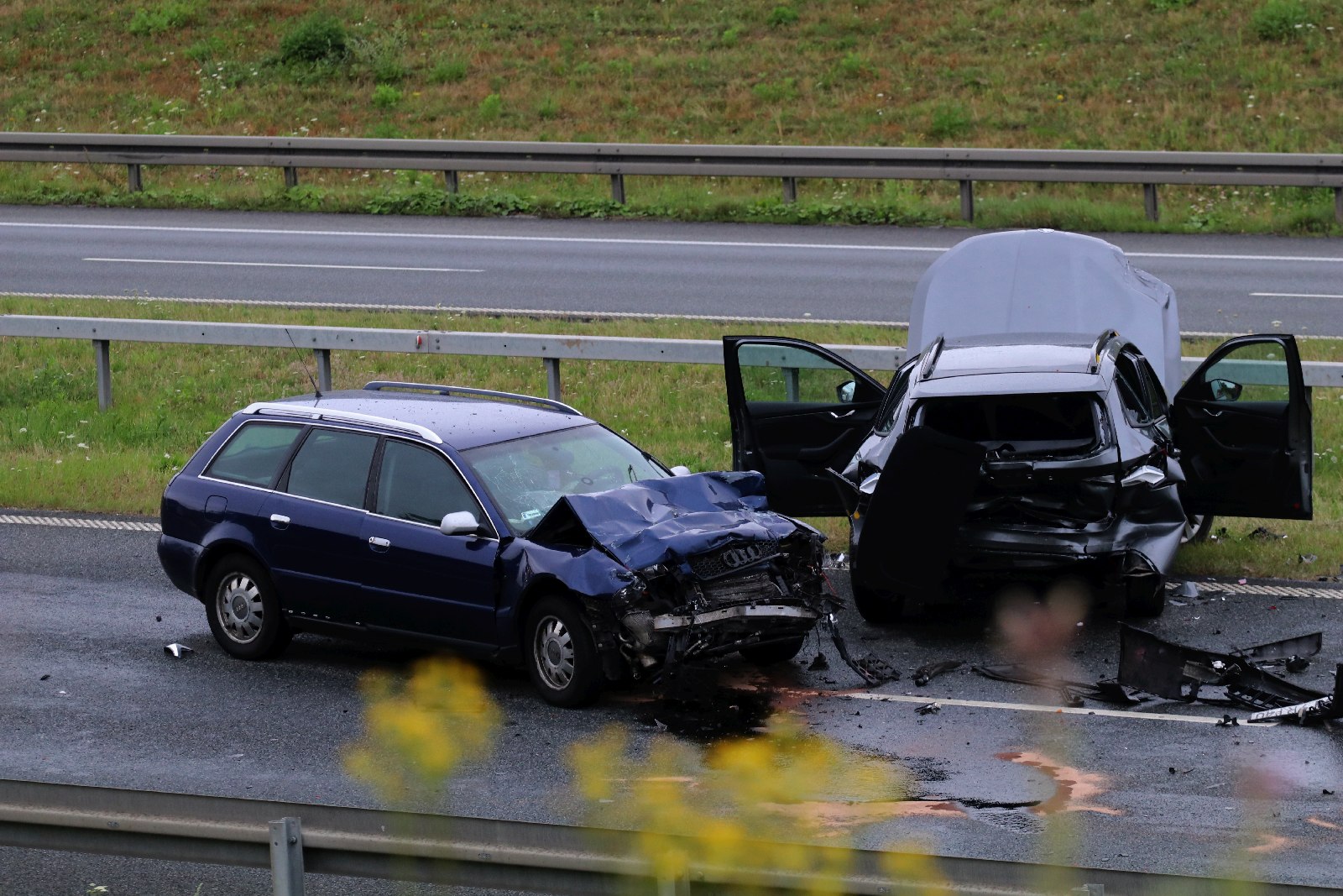 Kolizja i wypadek na S3. Droga zamknięta, są objazdy