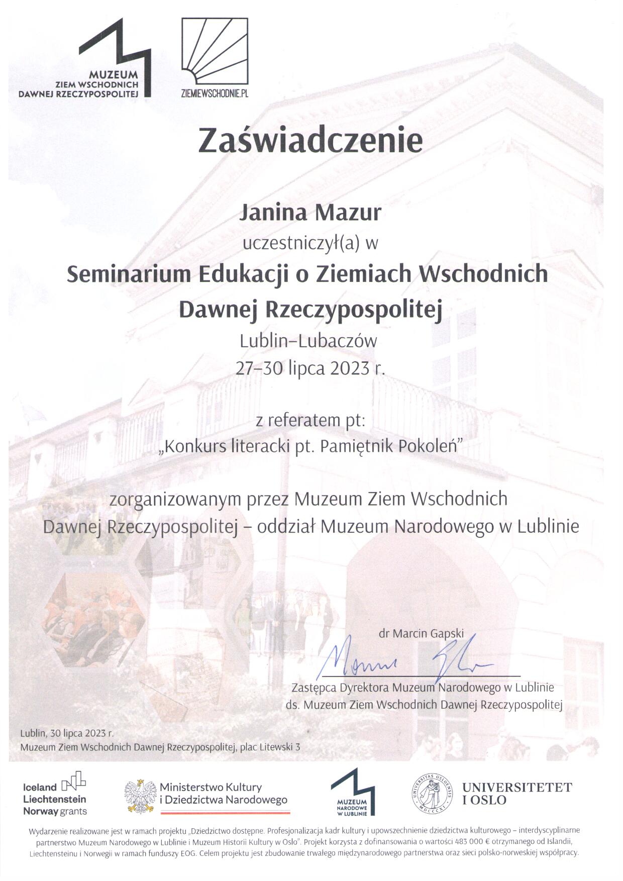 Rozmawiali o popularyzacji wiedzy o Ziemiach Wschodnich