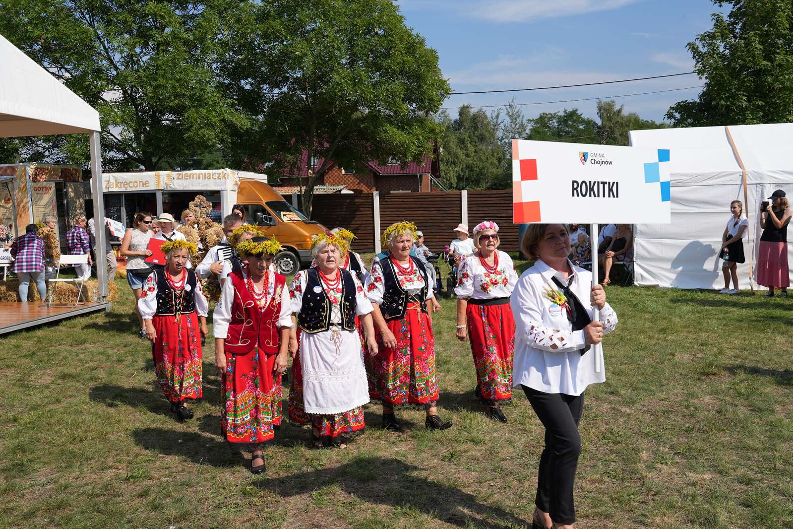 Tegoroczne dożynki gminno - powiatwe odbyły się w Rokitkach