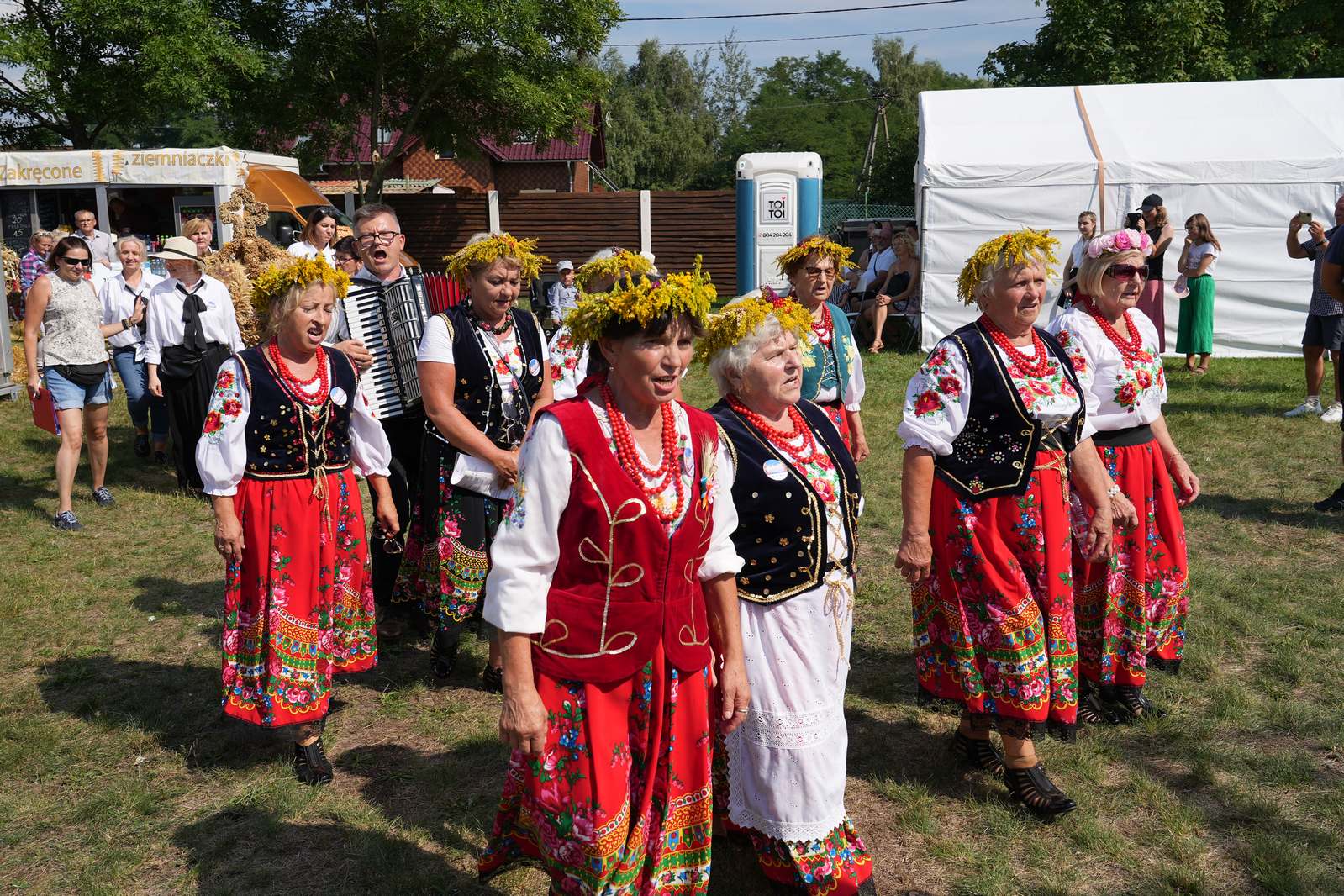 Tegoroczne dożynki gminno - powiatwe odbyły się w Rokitkach