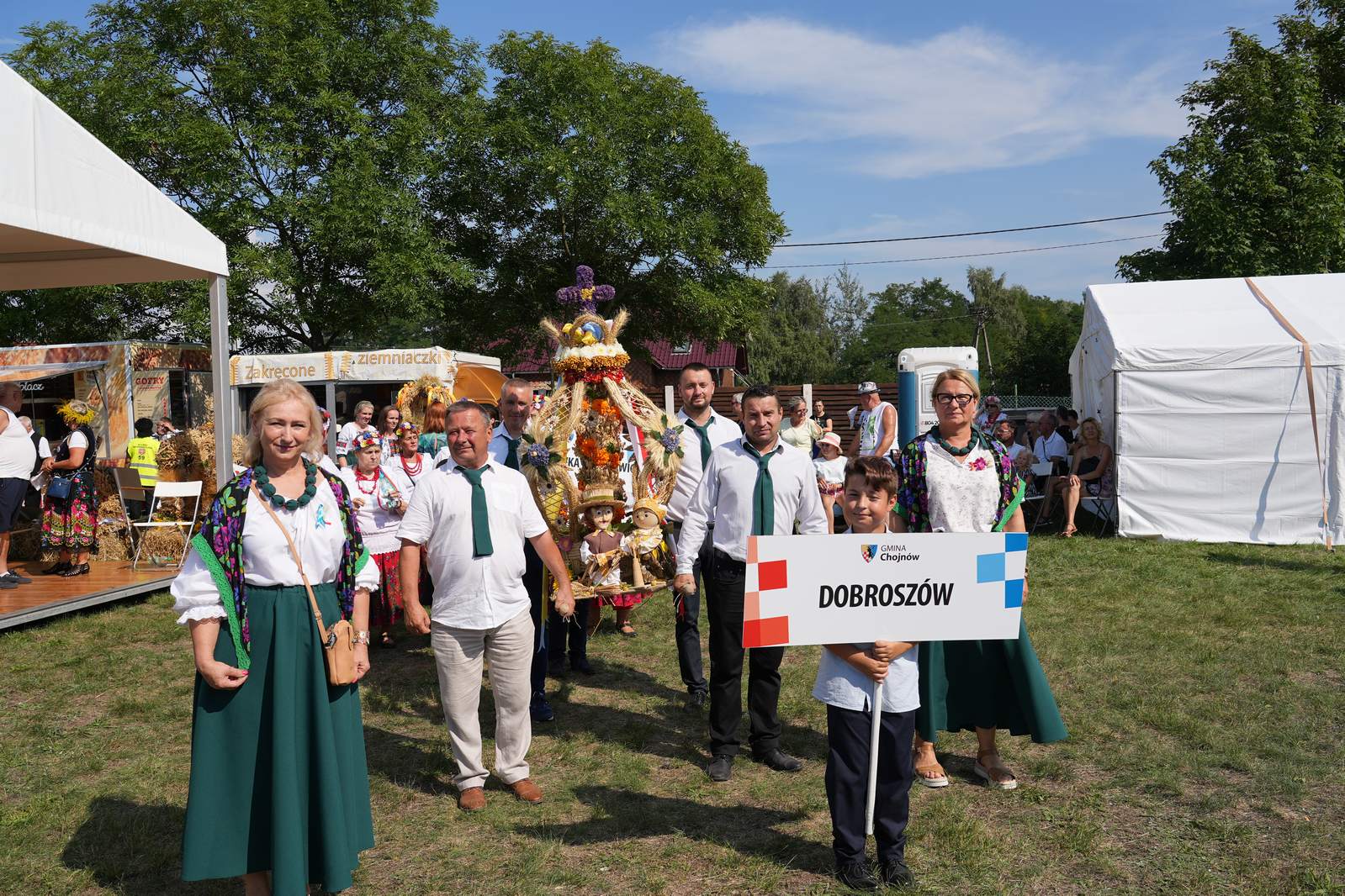 Tegoroczne dożynki gminno - powiatwe odbyły się w Rokitkach