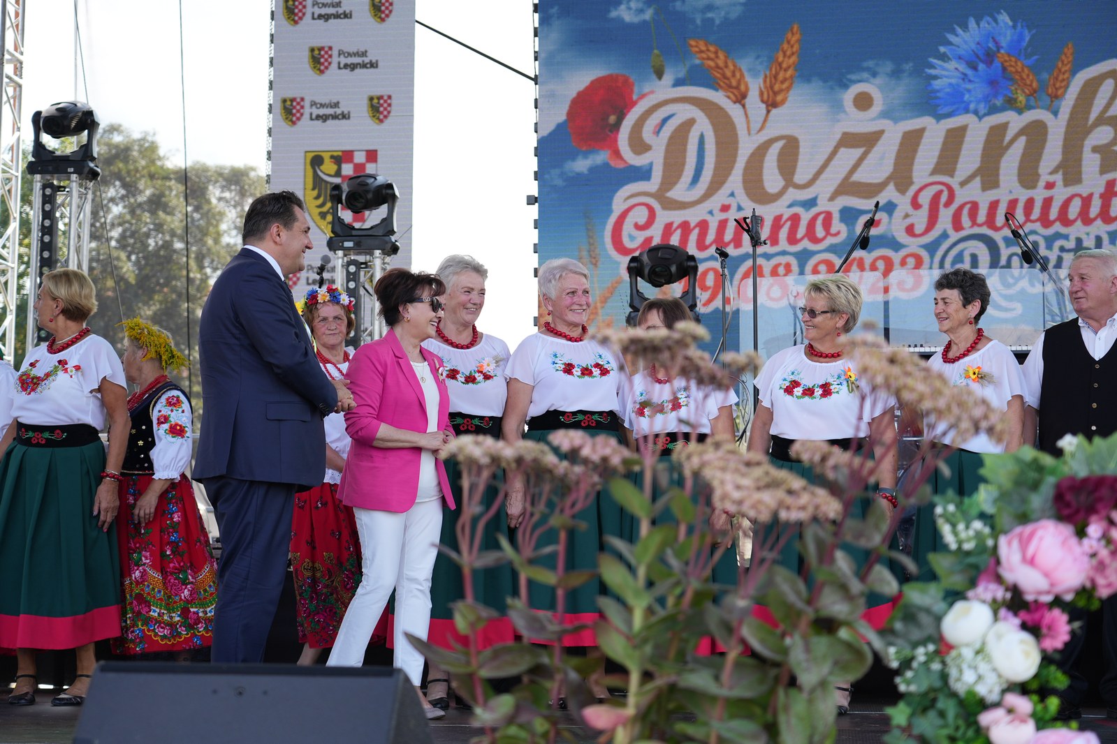 Tegoroczne dożynki gminno - powiatwe odbyły się w Rokitkach