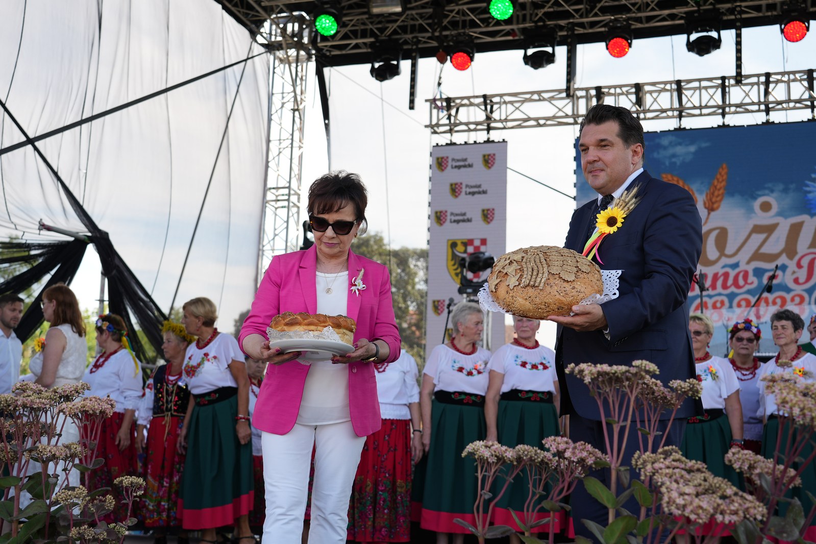 Tegoroczne dożynki gminno - powiatwe odbyły się w Rokitkach