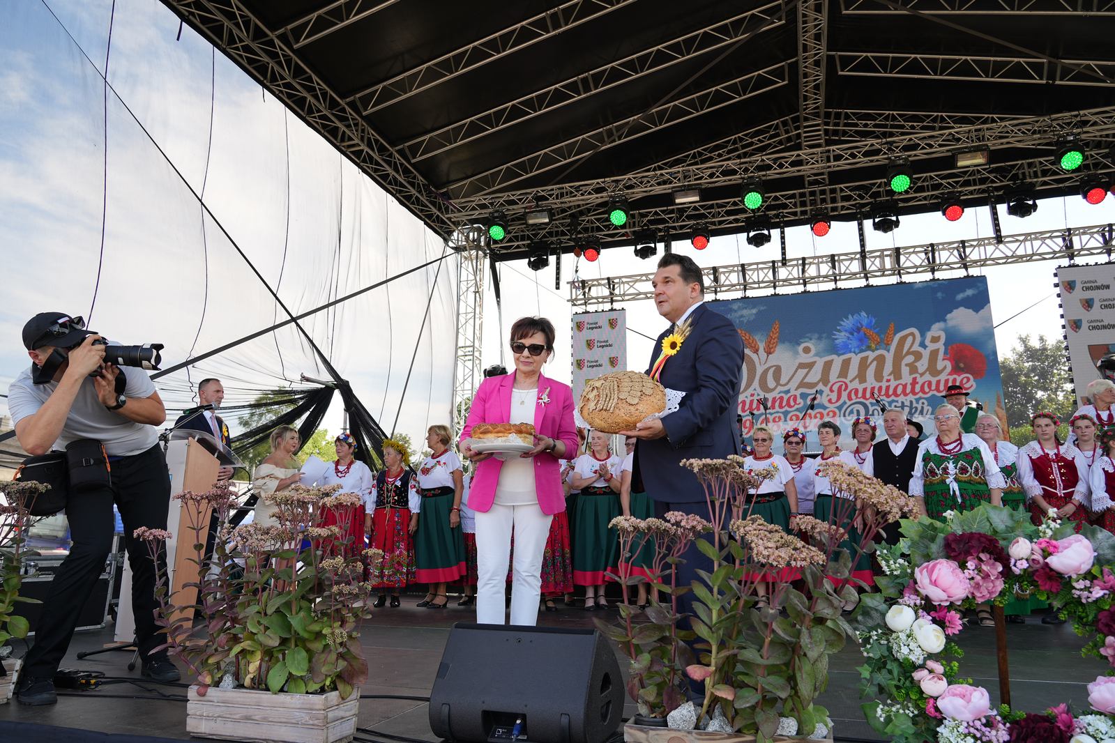 Tegoroczne dożynki gminno - powiatwe odbyły się w Rokitkach