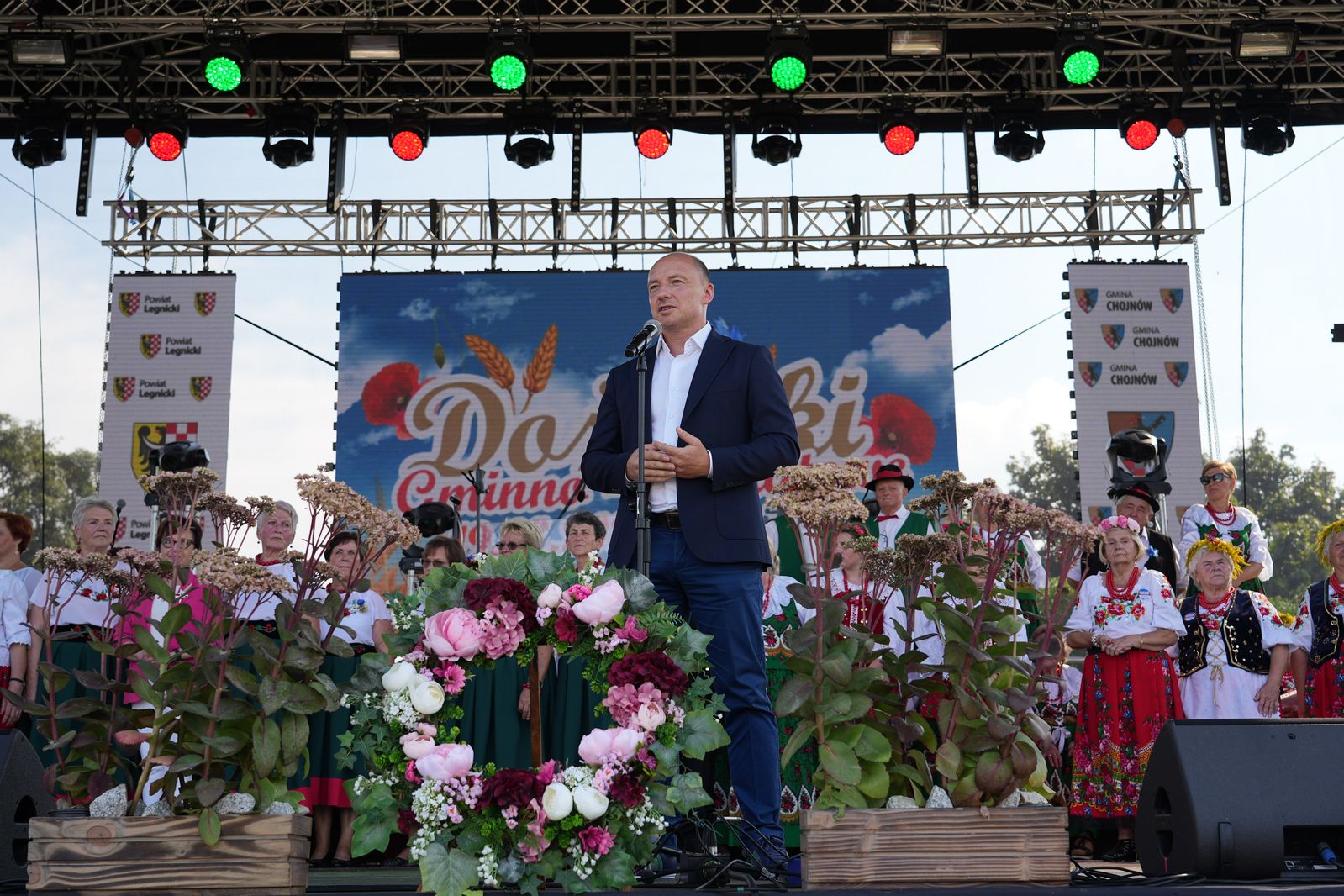Tegoroczne dożynki gminno - powiatwe odbyły się w Rokitkach