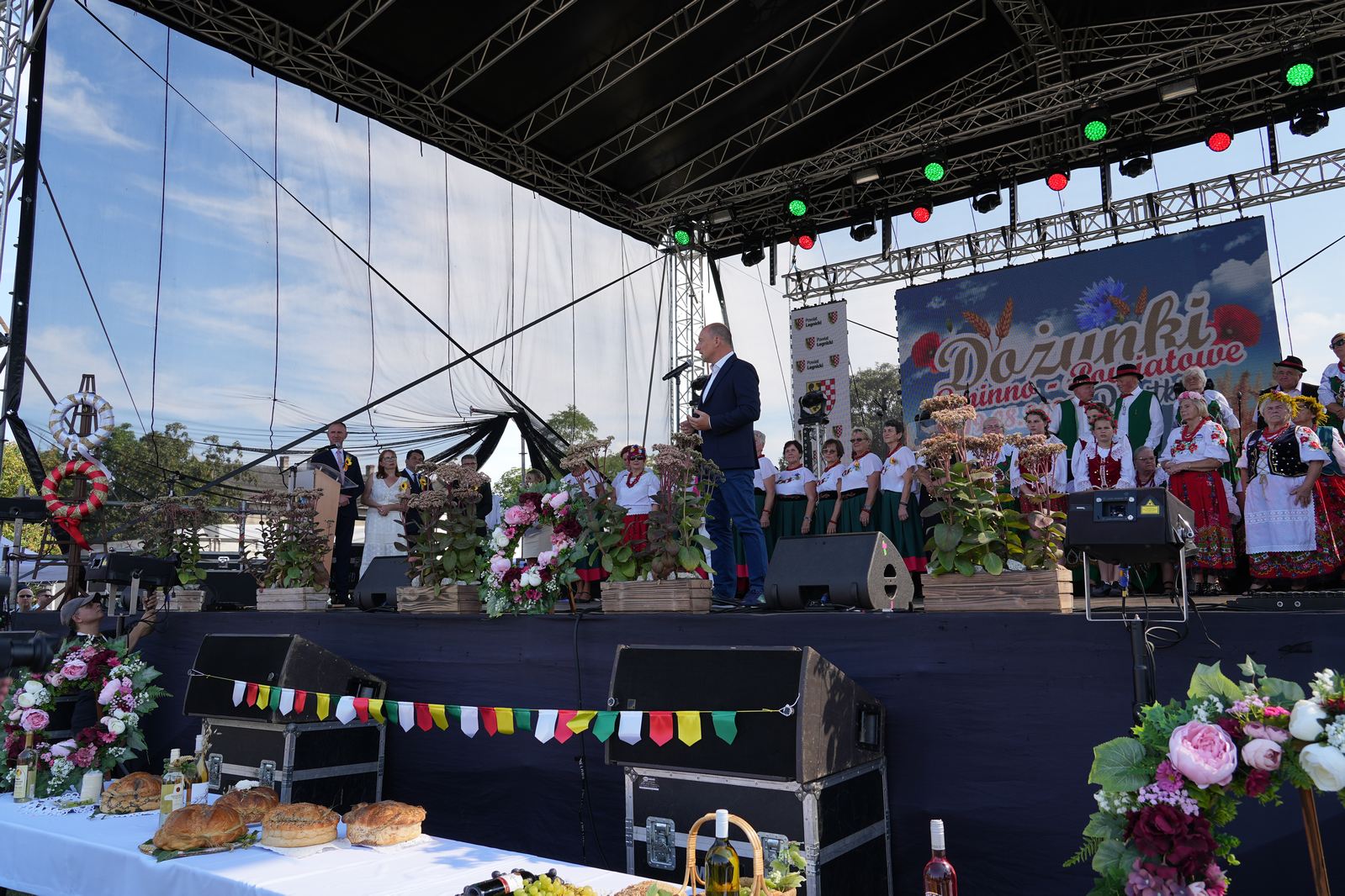 Tegoroczne dożynki gminno - powiatwe odbyły się w Rokitkach
