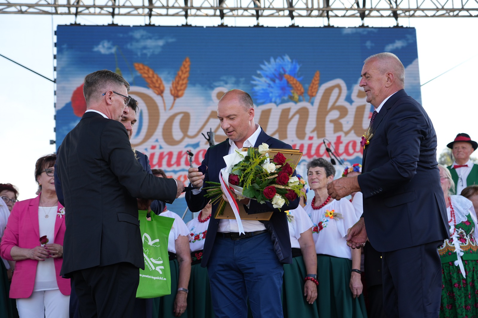 Tegoroczne dożynki gminno - powiatwe odbyły się w Rokitkach