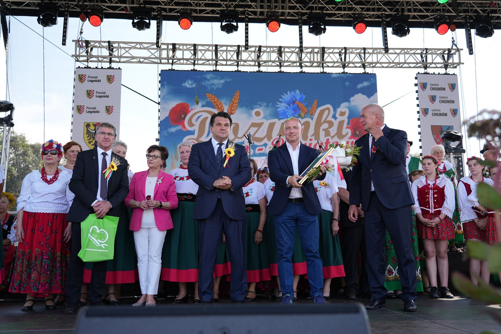 Tegoroczne dożynki gminno - powiatwe odbyły się w Rokitkach