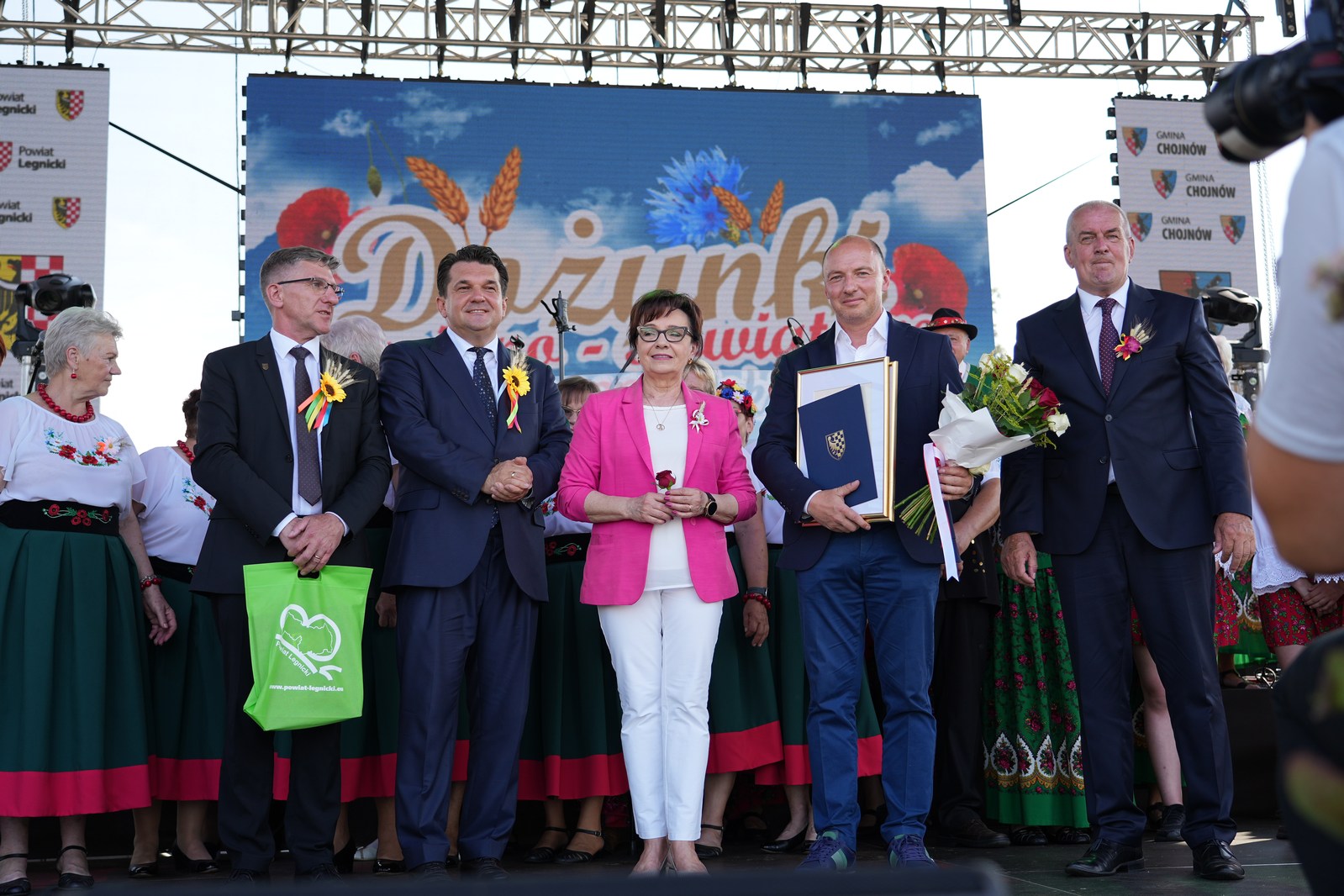 Tegoroczne dożynki gminno - powiatwe odbyły się w Rokitkach