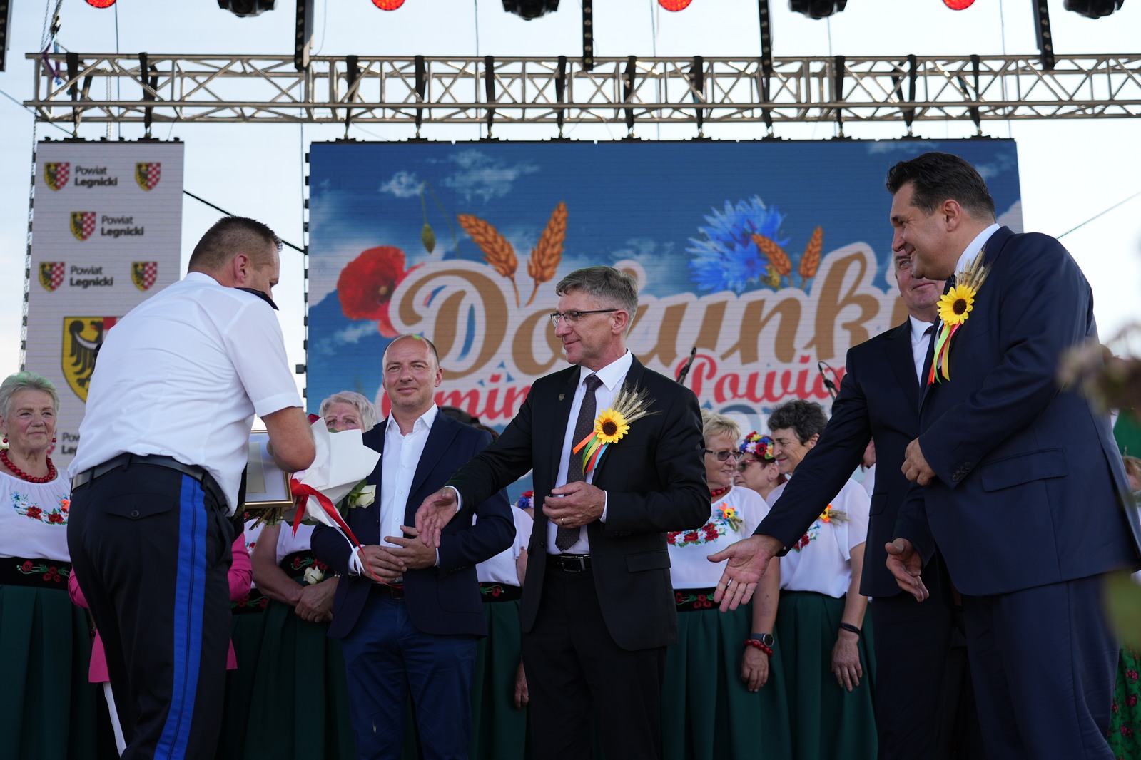 Tegoroczne dożynki gminno - powiatwe odbyły się w Rokitkach