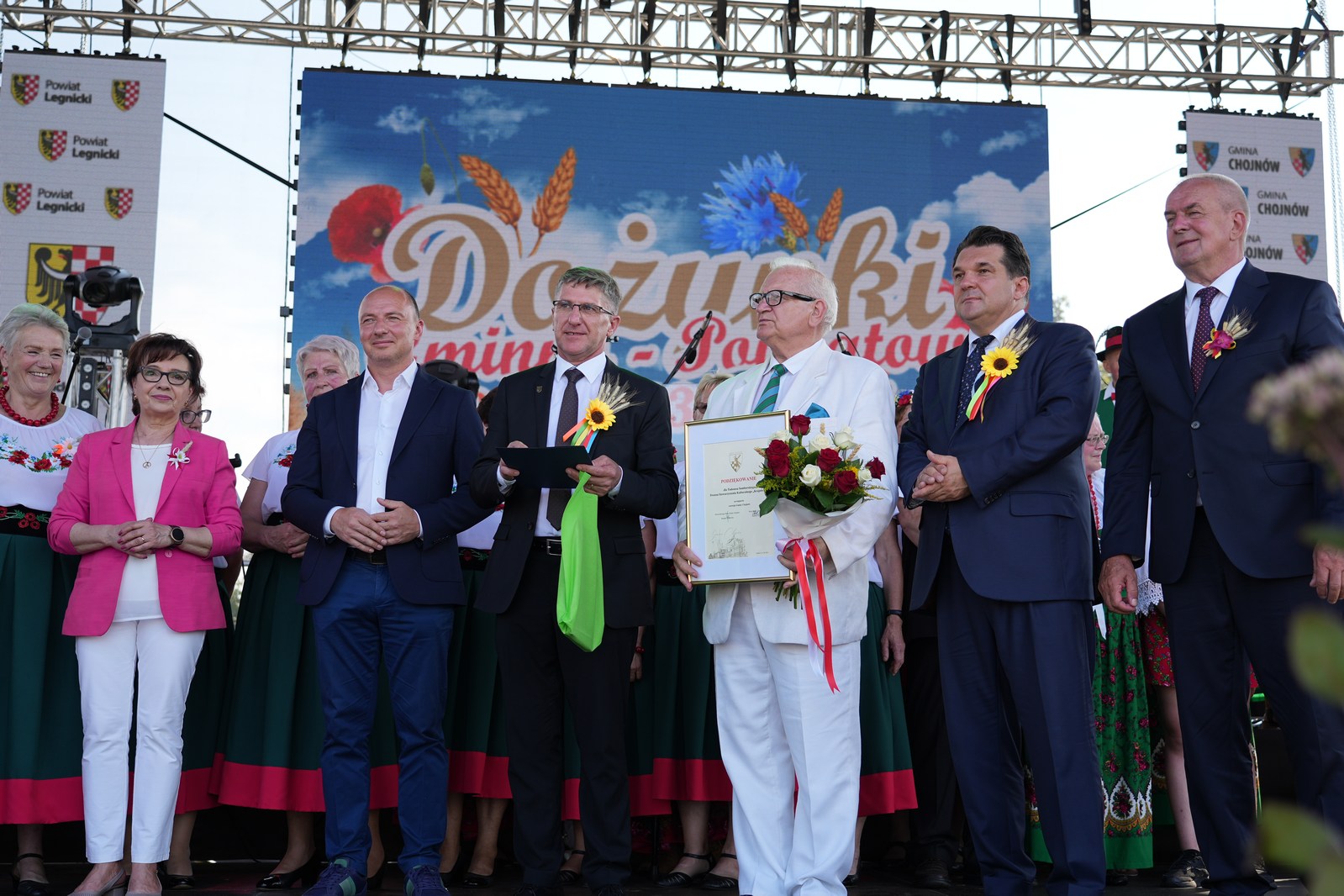 Tegoroczne dożynki gminno - powiatwe odbyły się w Rokitkach