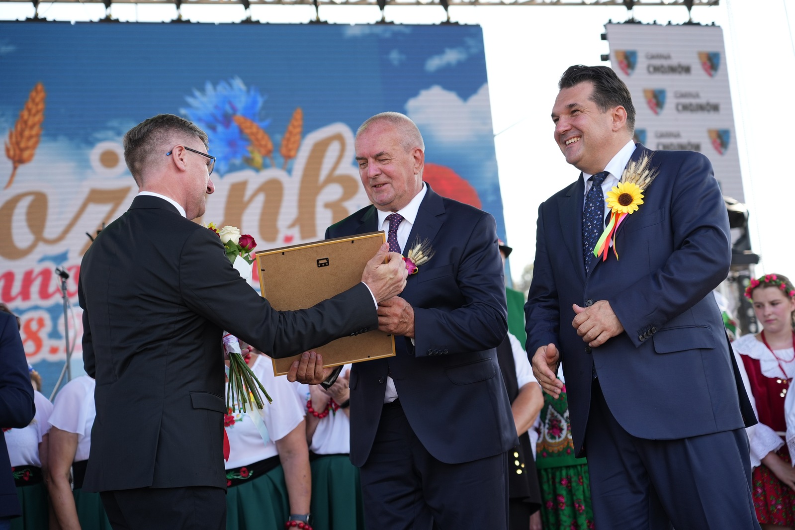 Tegoroczne dożynki gminno - powiatwe odbyły się w Rokitkach