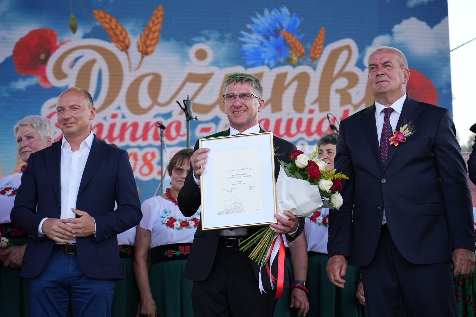 Tegoroczne dożynki gminno - powiatwe odbyły się w Rokitkach