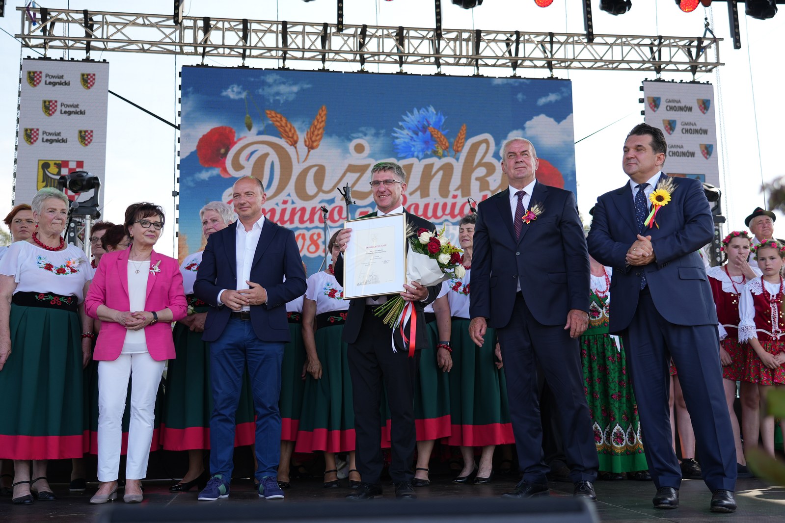 Tegoroczne dożynki gminno - powiatwe odbyły się w Rokitkach