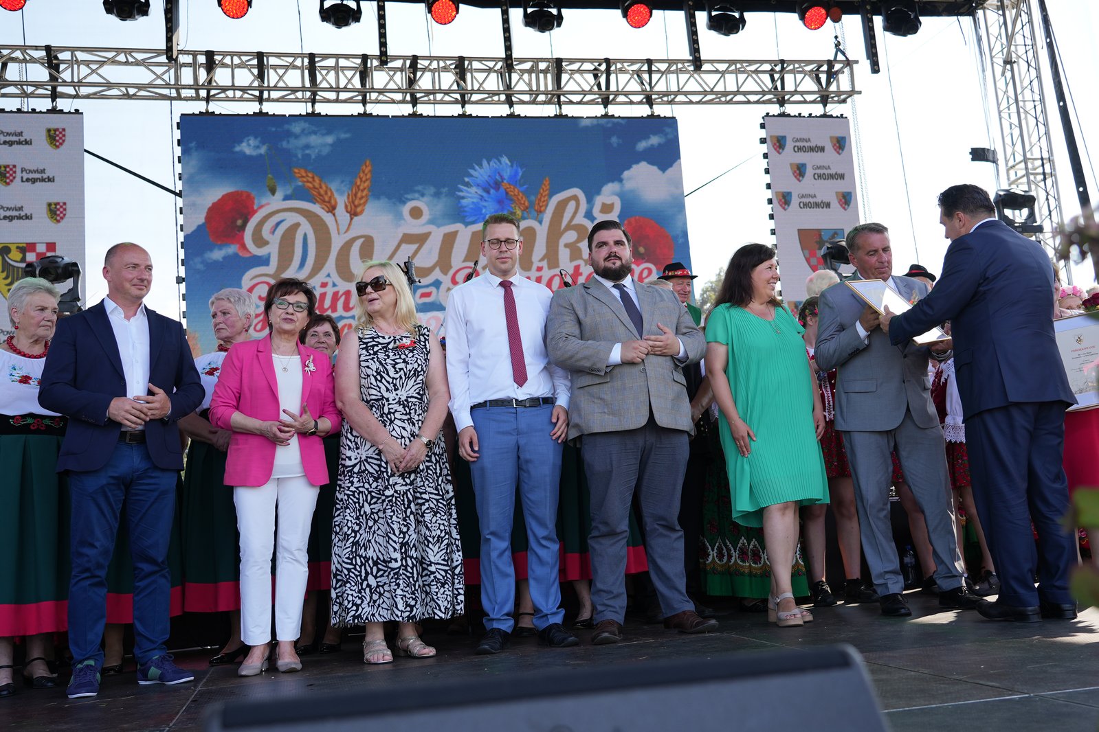 Tegoroczne dożynki gminno - powiatwe odbyły się w Rokitkach