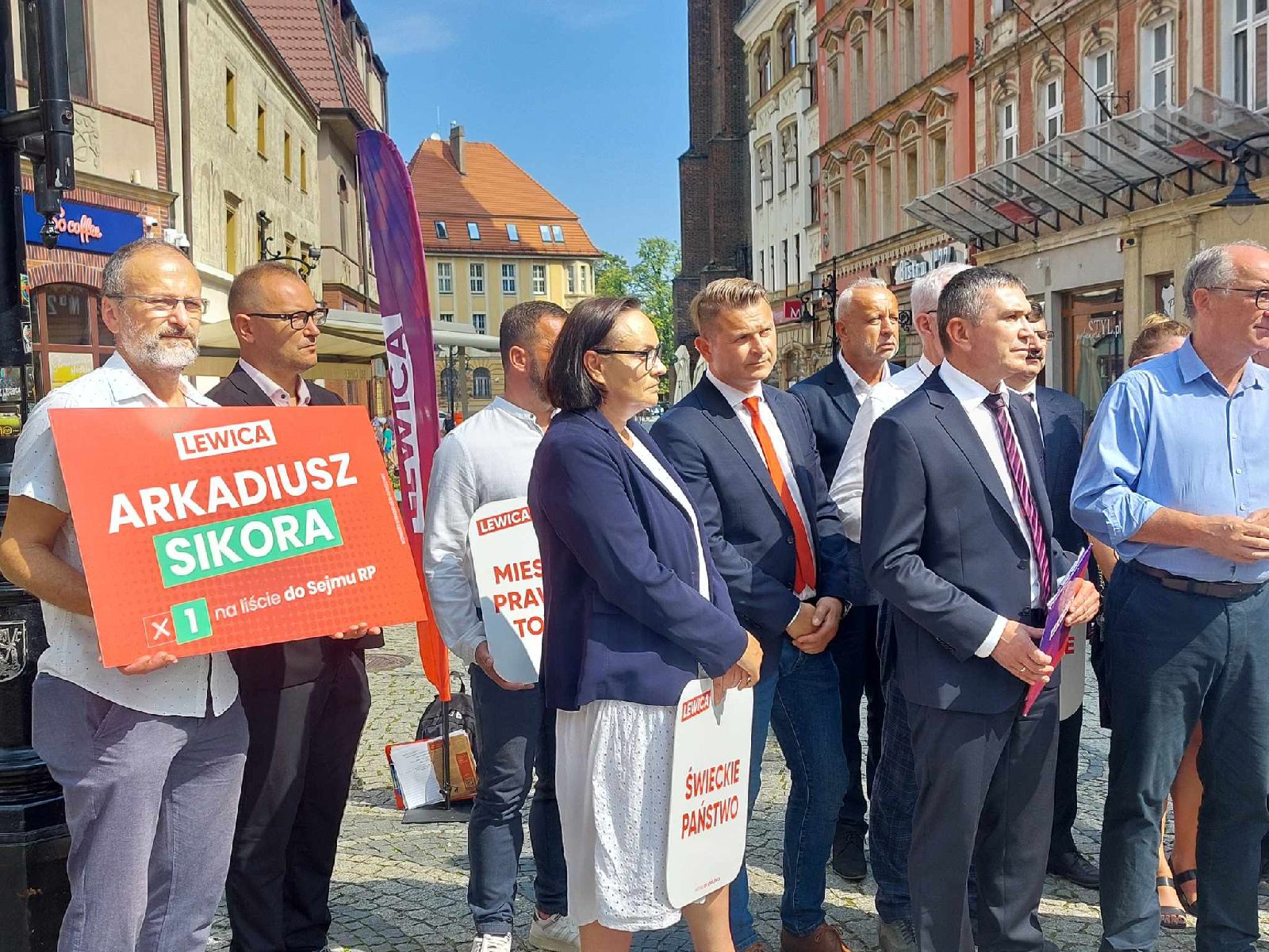 Czarzasty zaprezentował kandydatów Lewicy do parlmentu