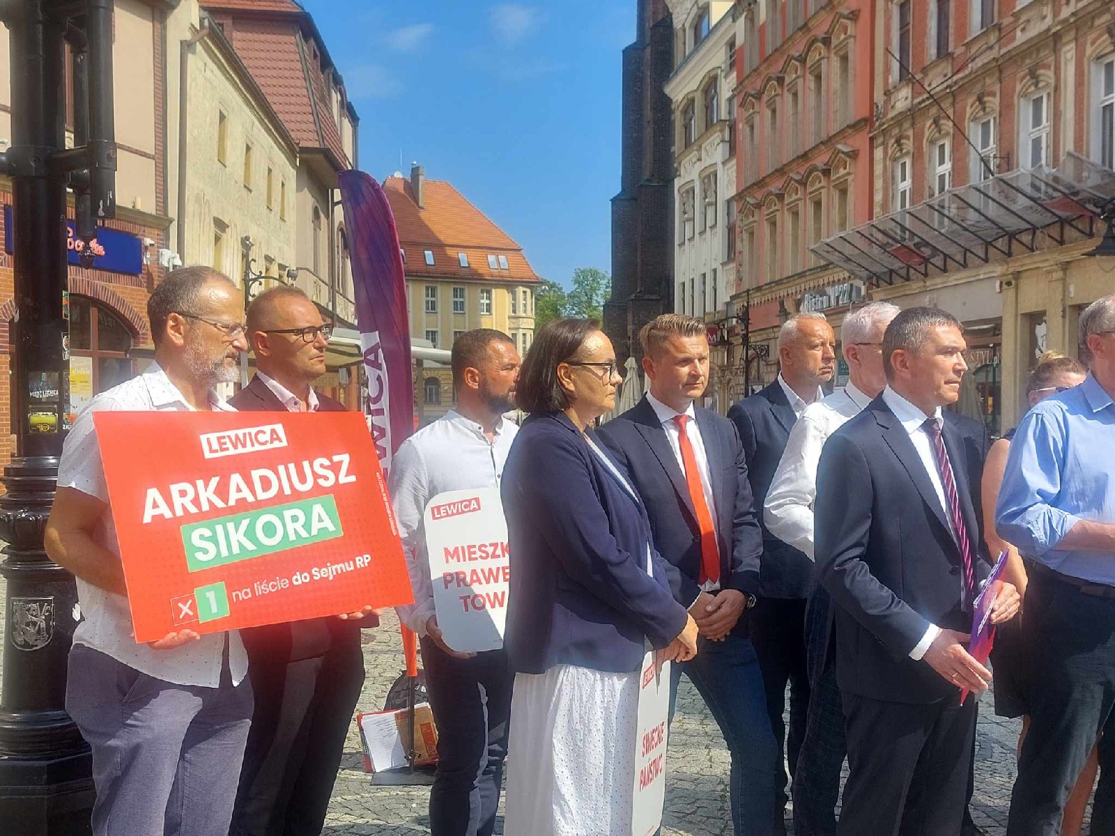 Czarzasty zaprezentował kandydatów Lewicy do parlmentu