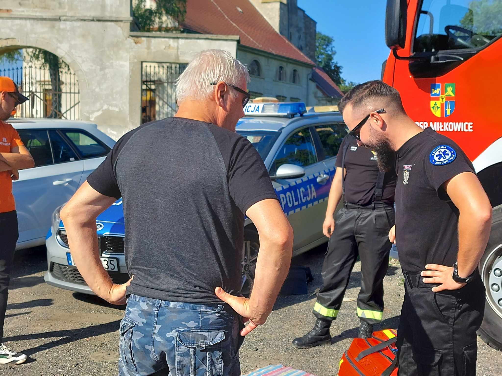 Akcja profilaktyczna legnickiej drgówki, OSP Miłkowice i GDDKiA